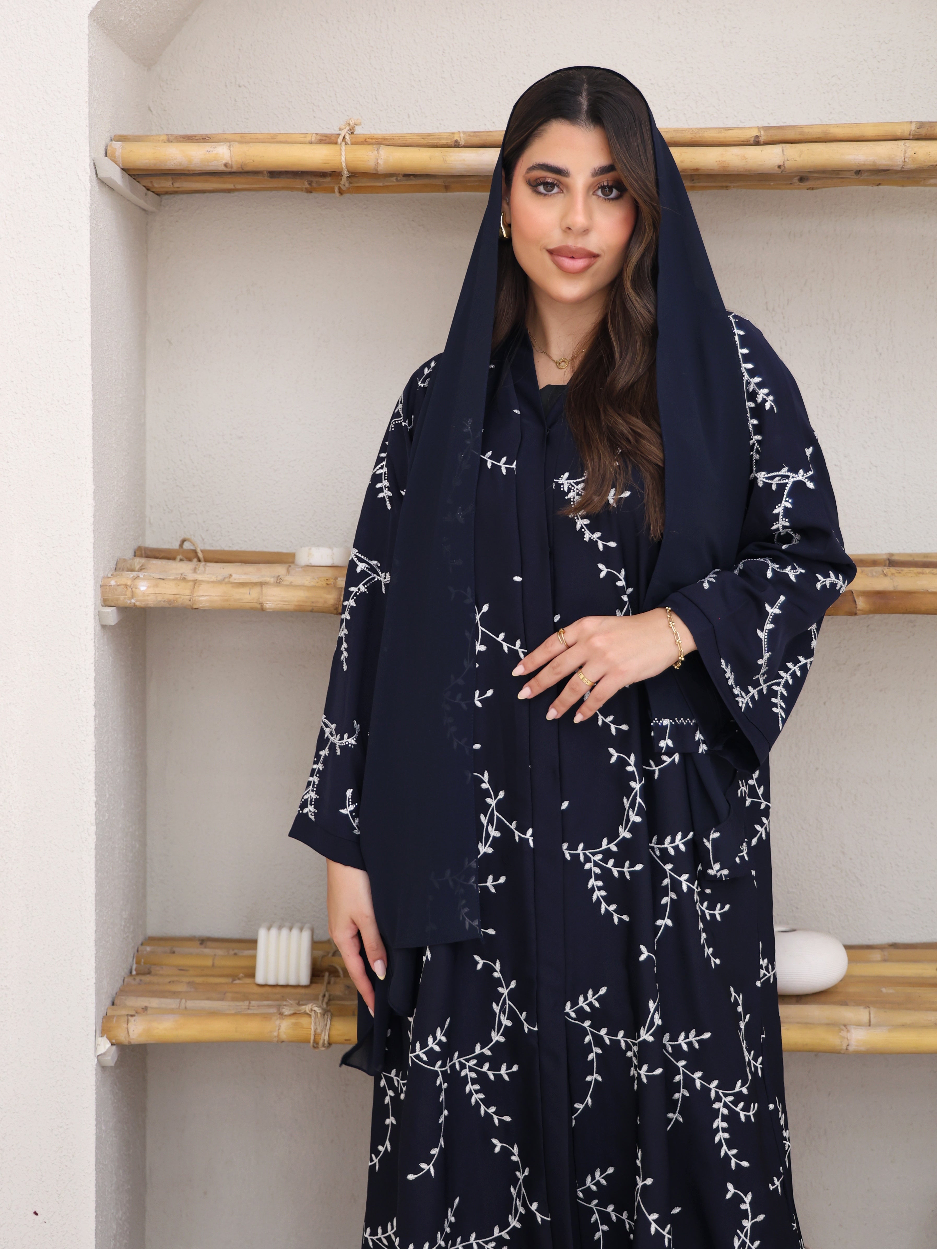 Janna Midnight Navy Abaya