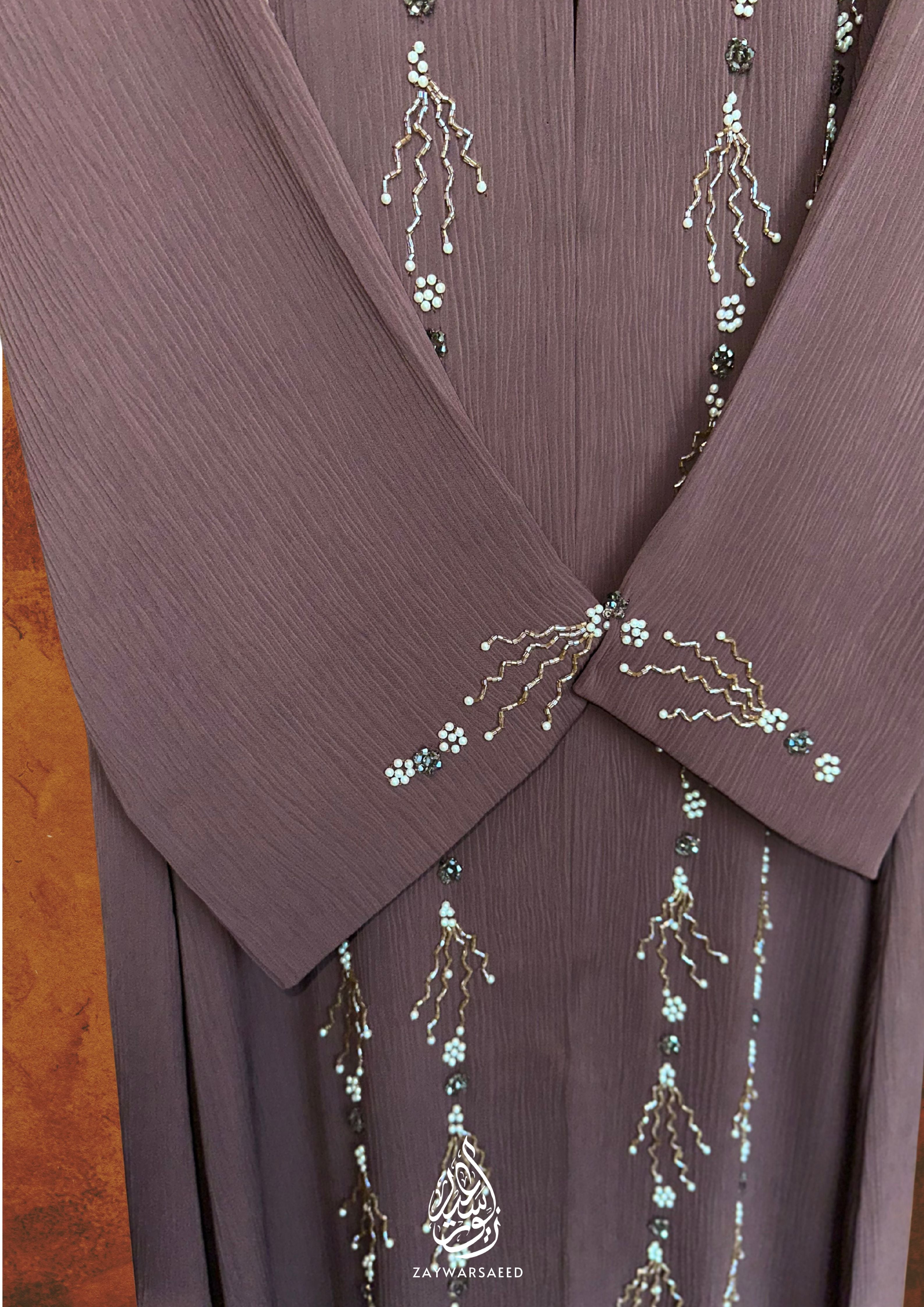 Nayyara Dew – Mocha Mauve Abaya