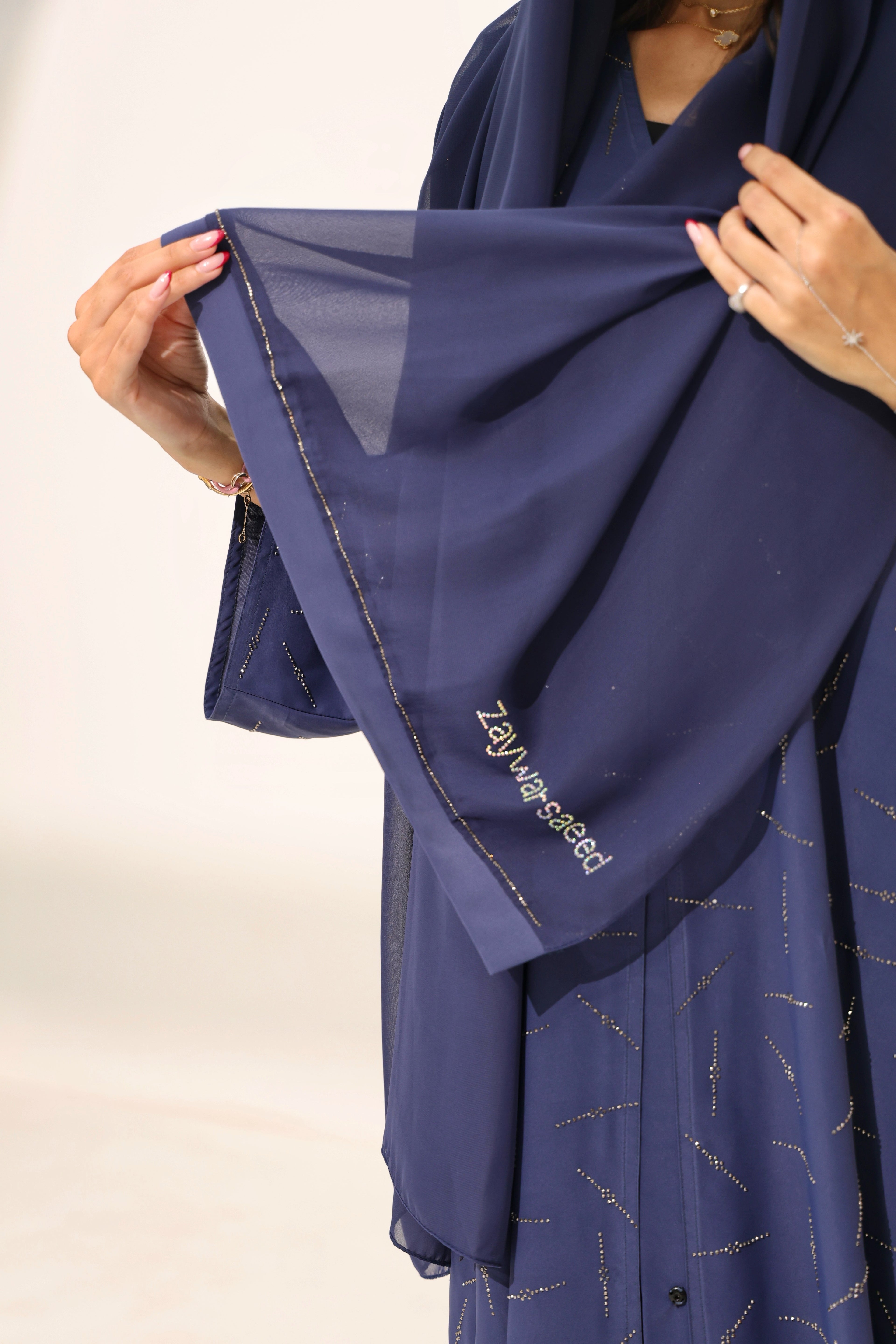Mahara Midnight Saphire Abaya