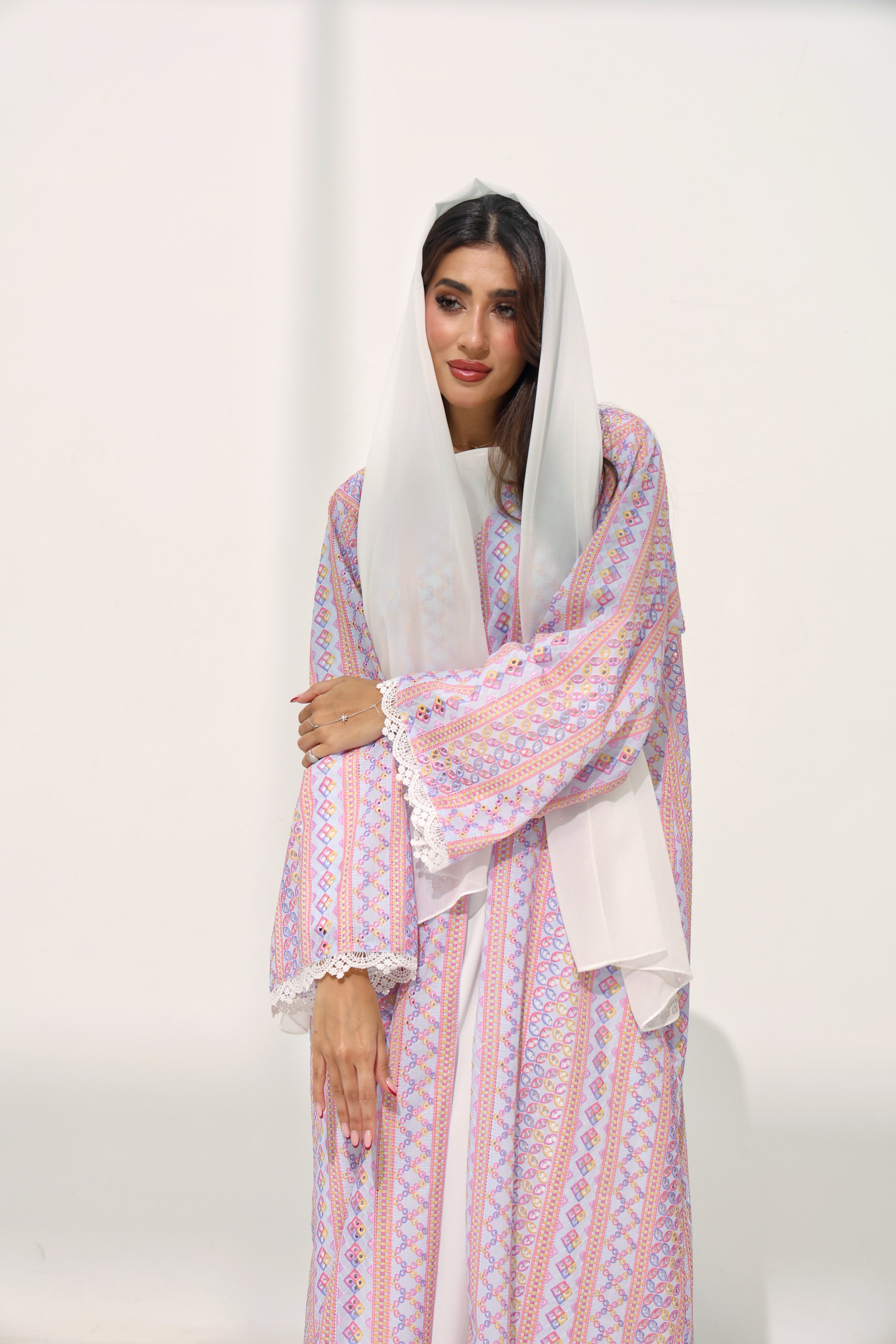 Aamani Lilac Bloom Abaya
