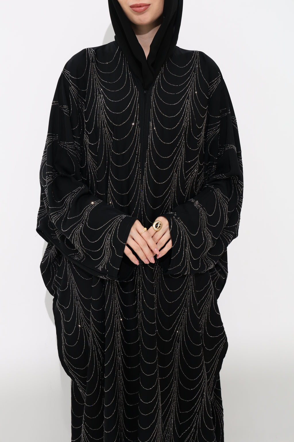 Suraiyya Obsidian Farasha Abaya