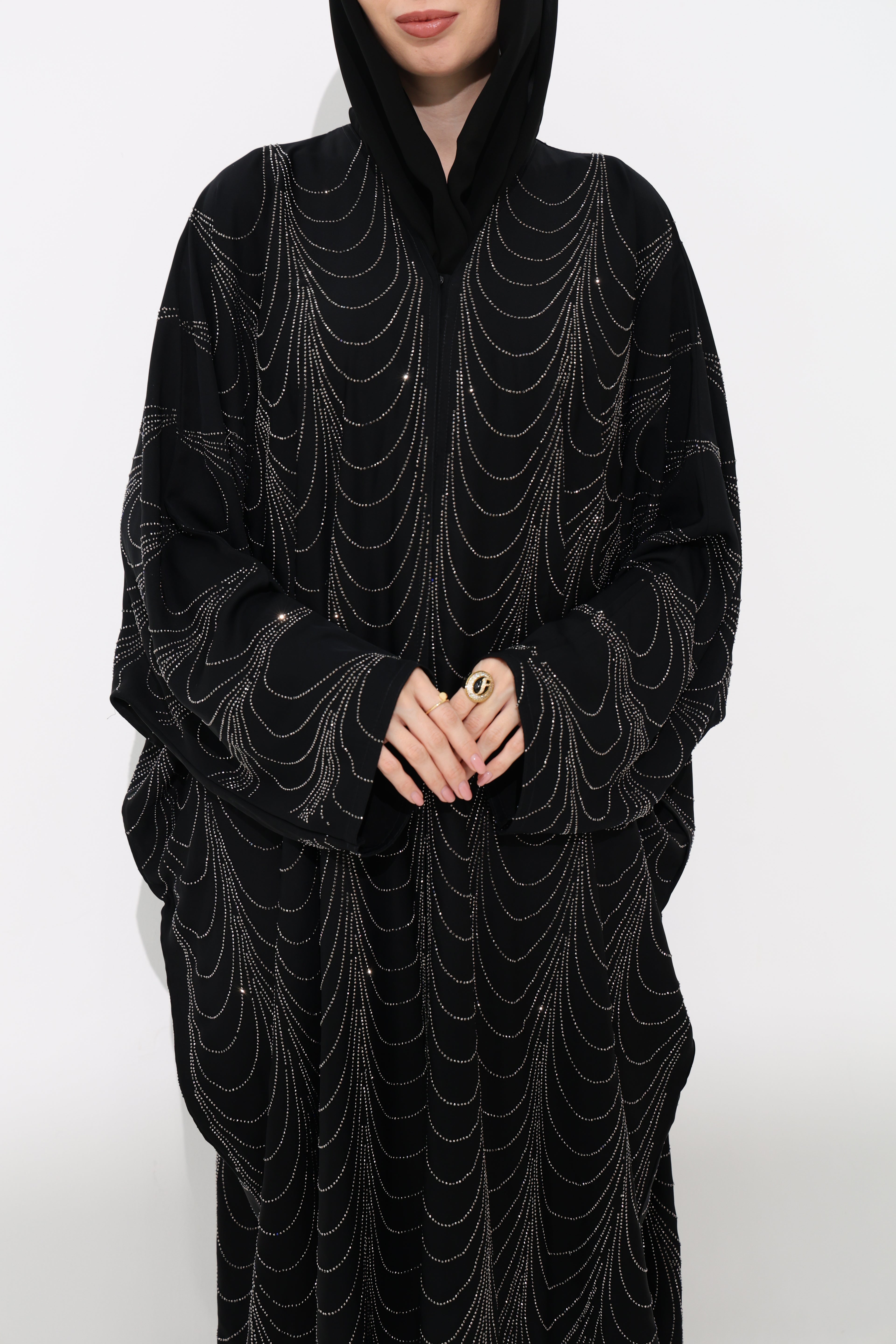 Suraiyya Obsidian Farasha Abaya