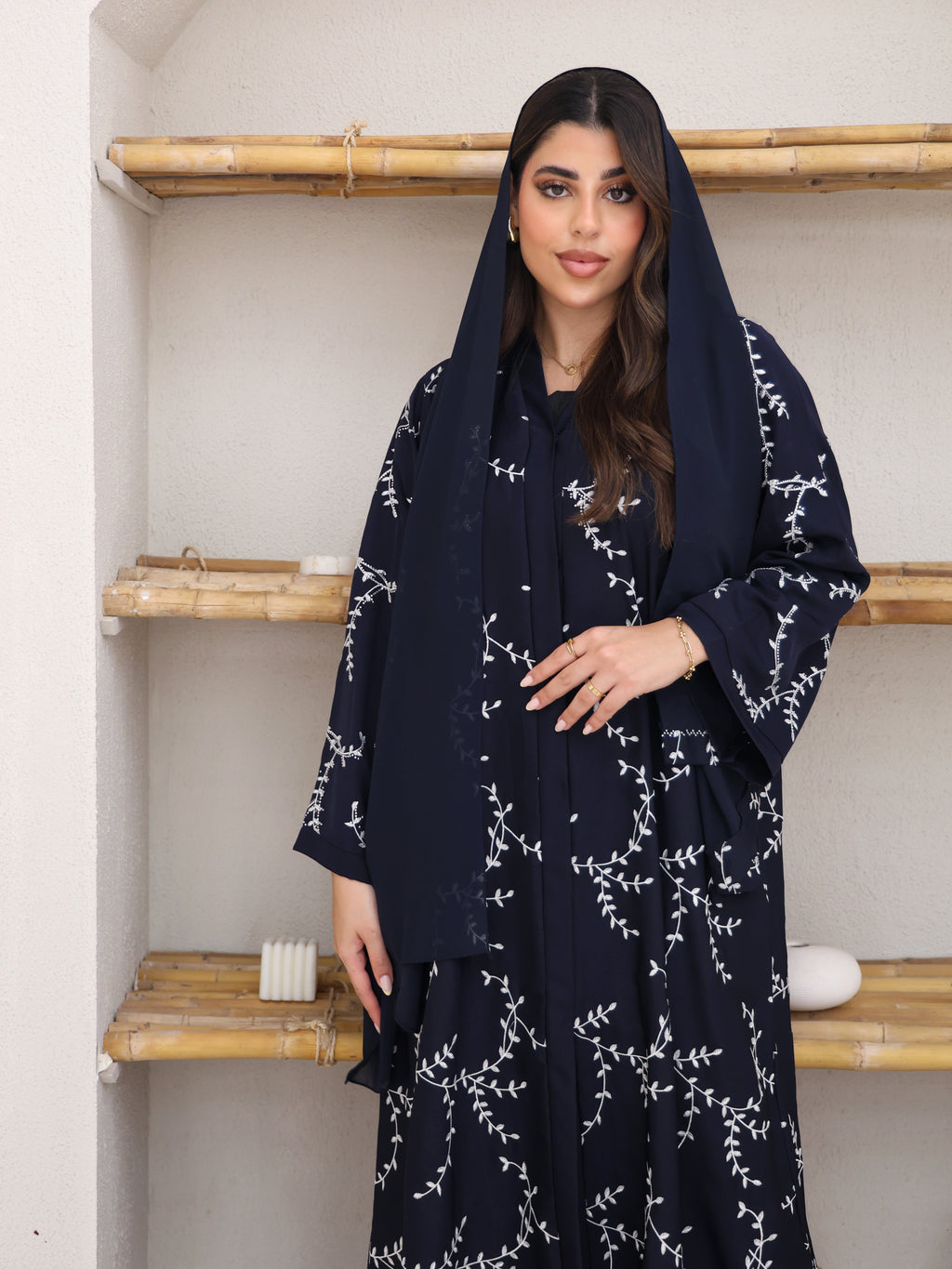 Janna Midnight Navy Abaya