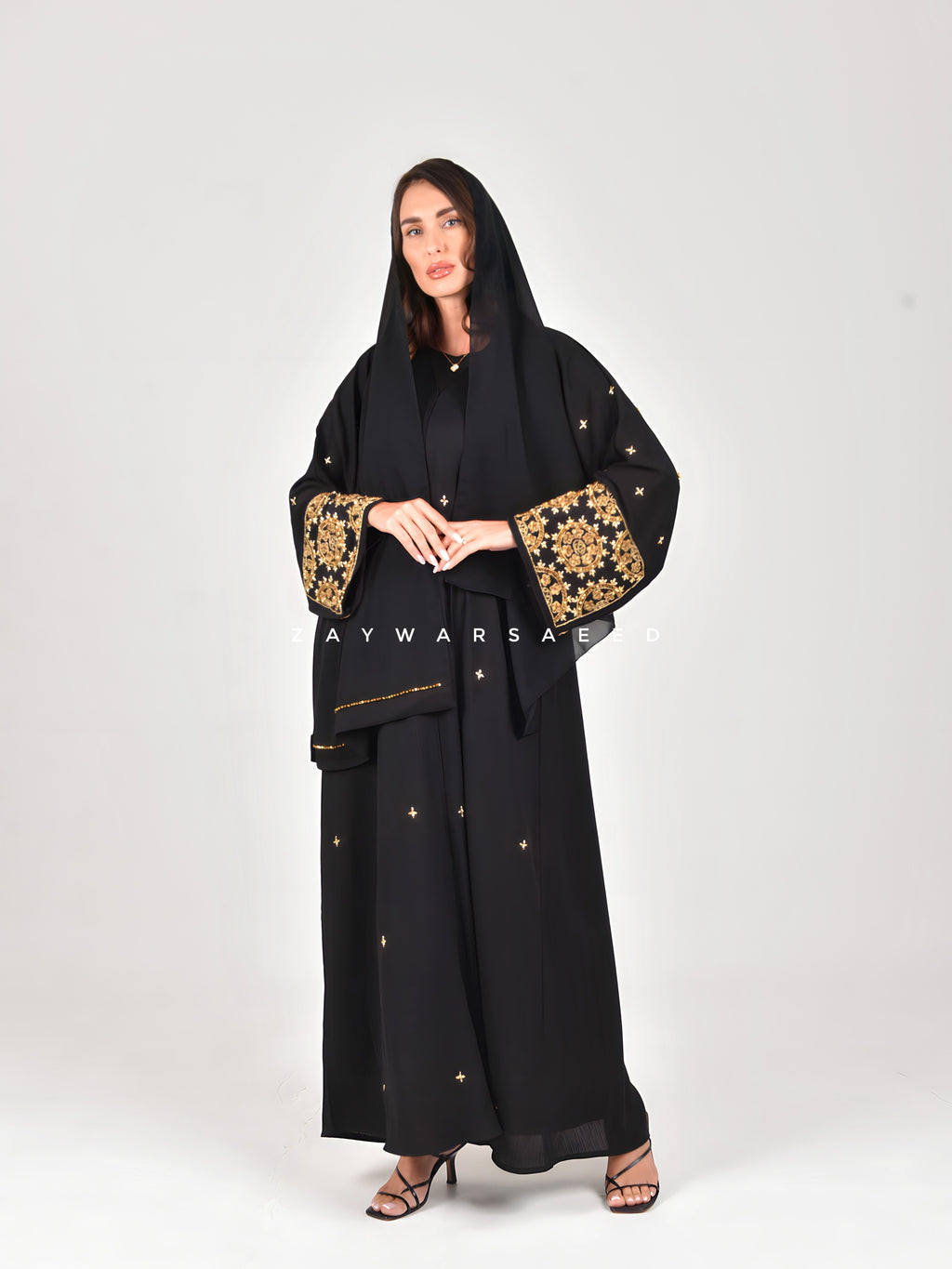 Rummana Obsidian Gold Abaya