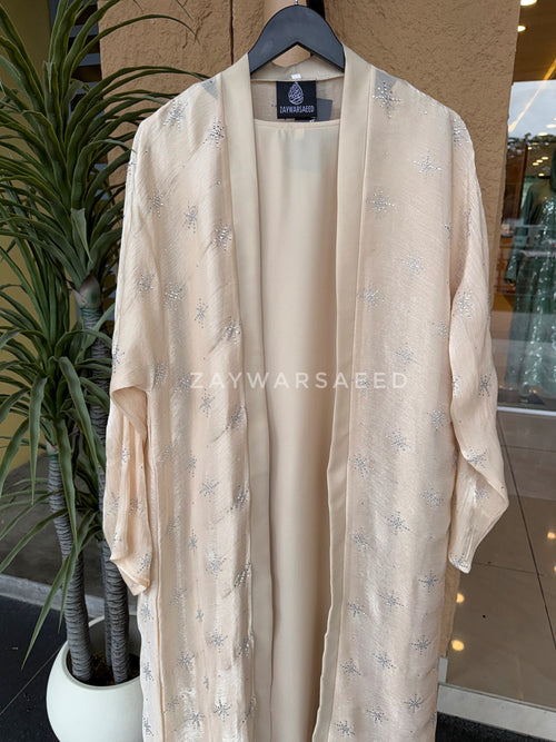 AYRA CHAMPAGNE CARDIGAN ABAYA