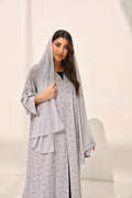 Mahara Cloud Grey Abaya