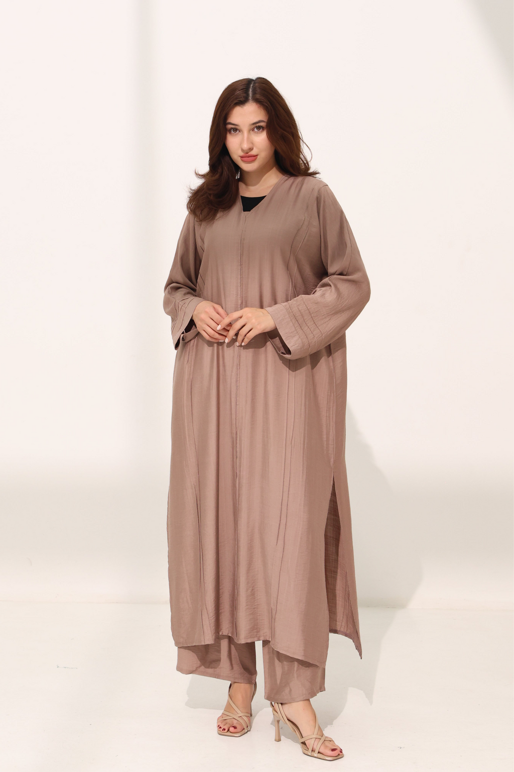 Elissa Taupe Brown Co-ord set