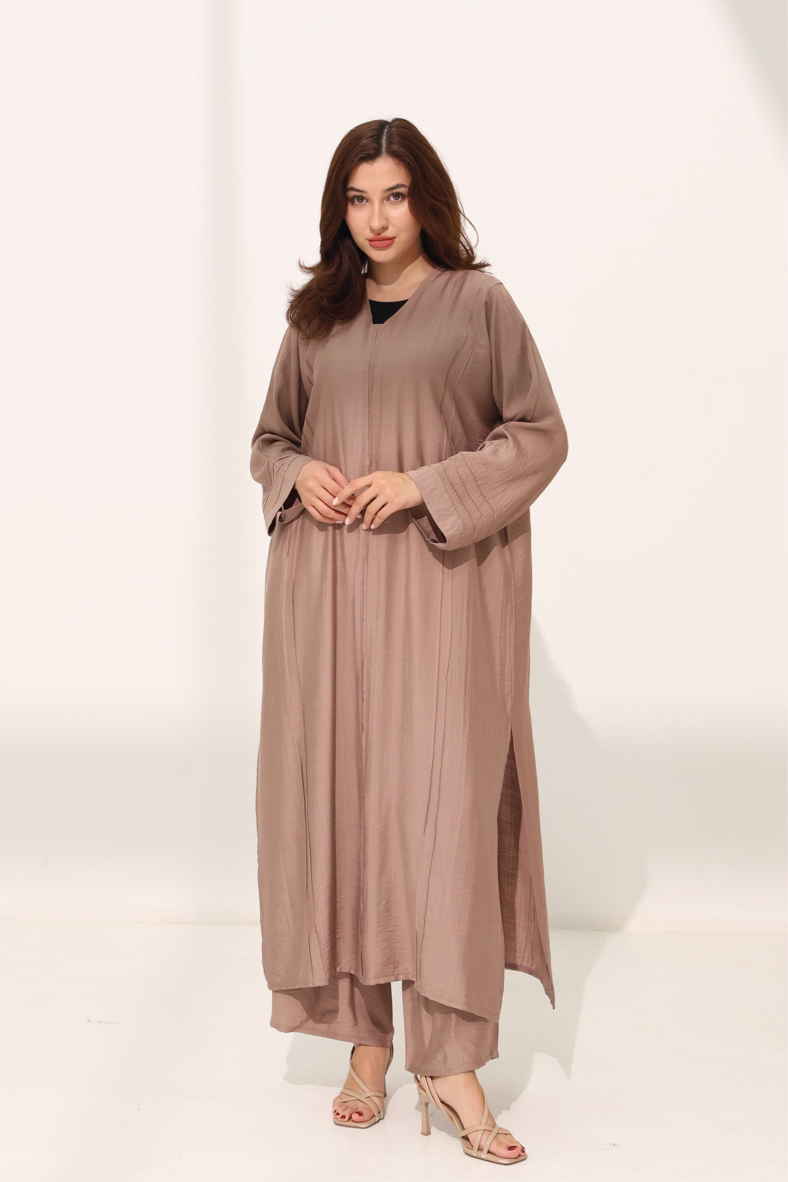 Elissa Taupe Brown Co-ord set