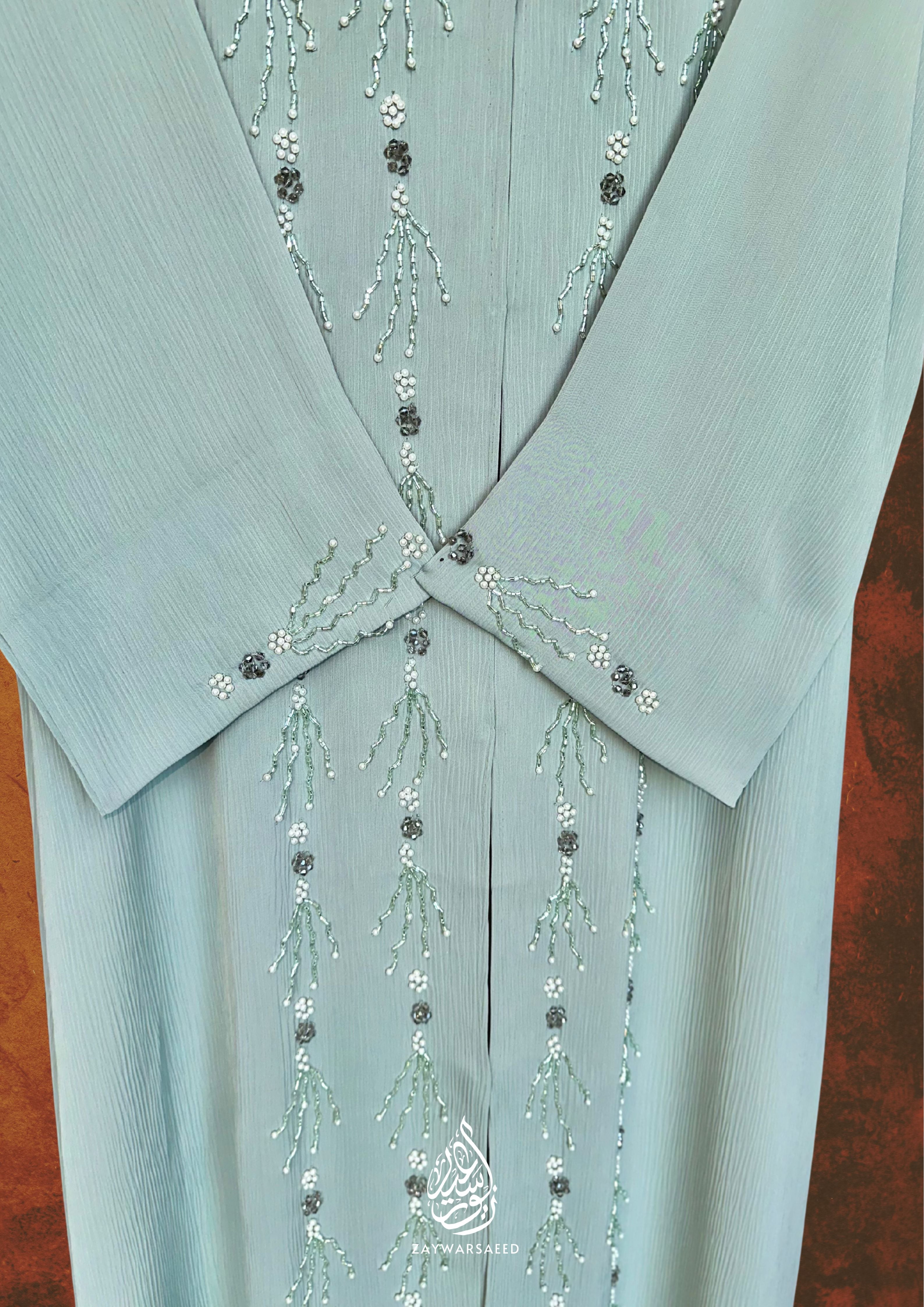 Nayyara Dew – Mint Mist Abaya