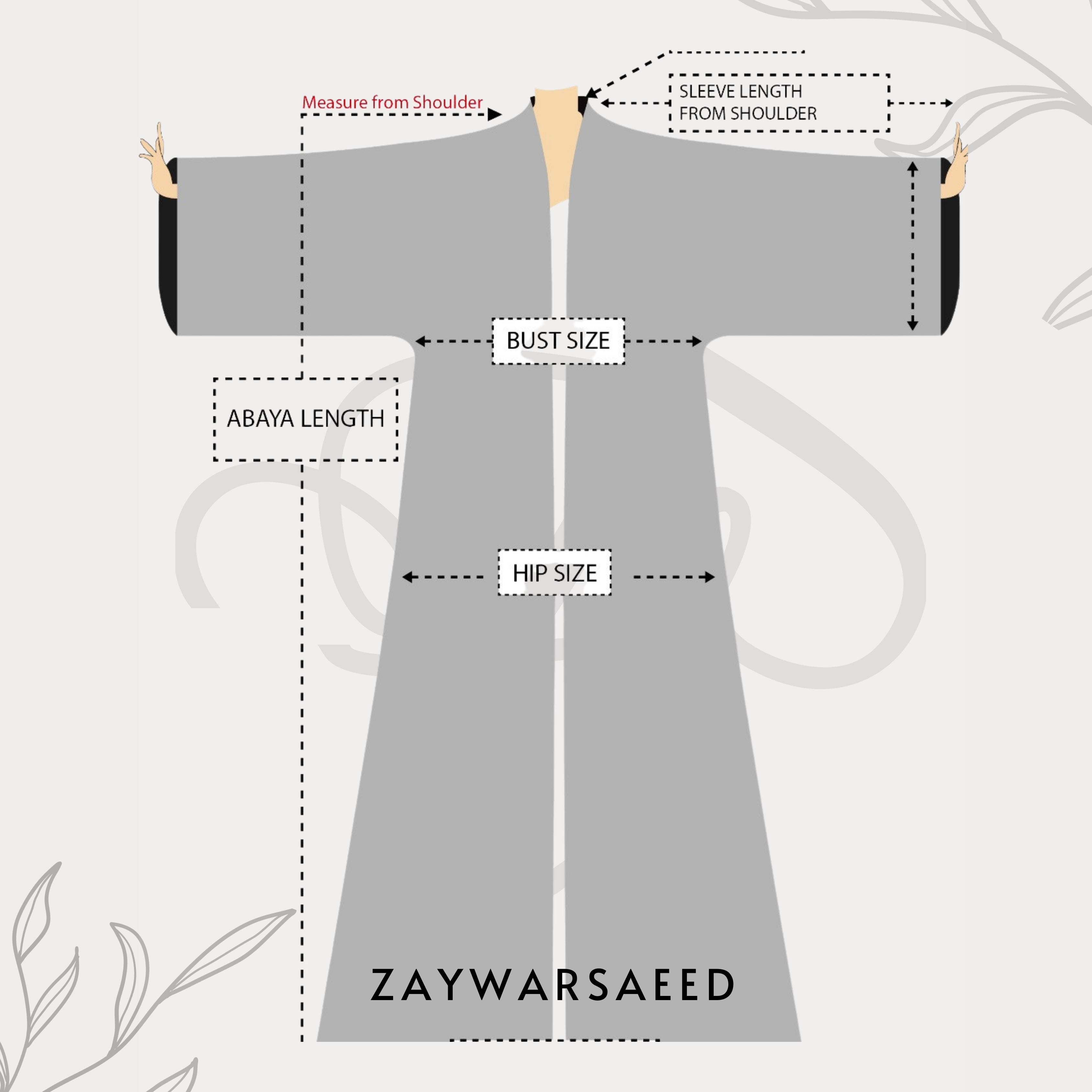 Fahmash Peach Abaya