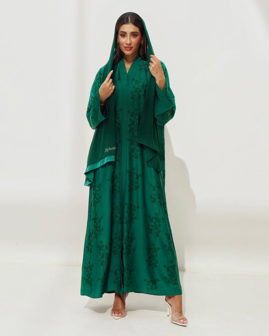 Mehreen Emerald Green Abaya