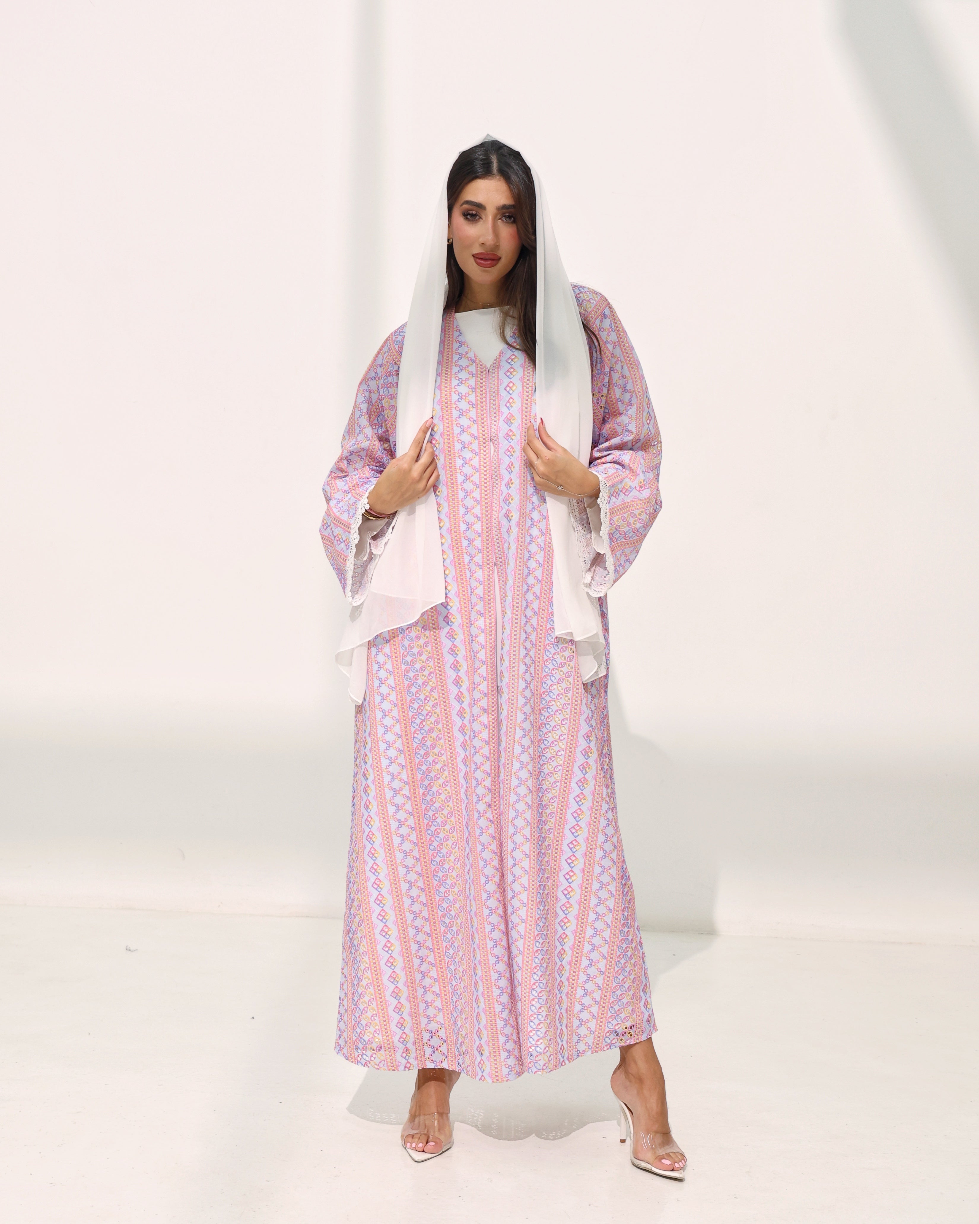 Aamani Lilac Bloom Abaya
