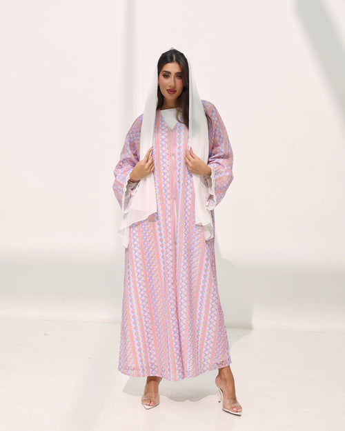 Aamani Lilac Bloom Abaya