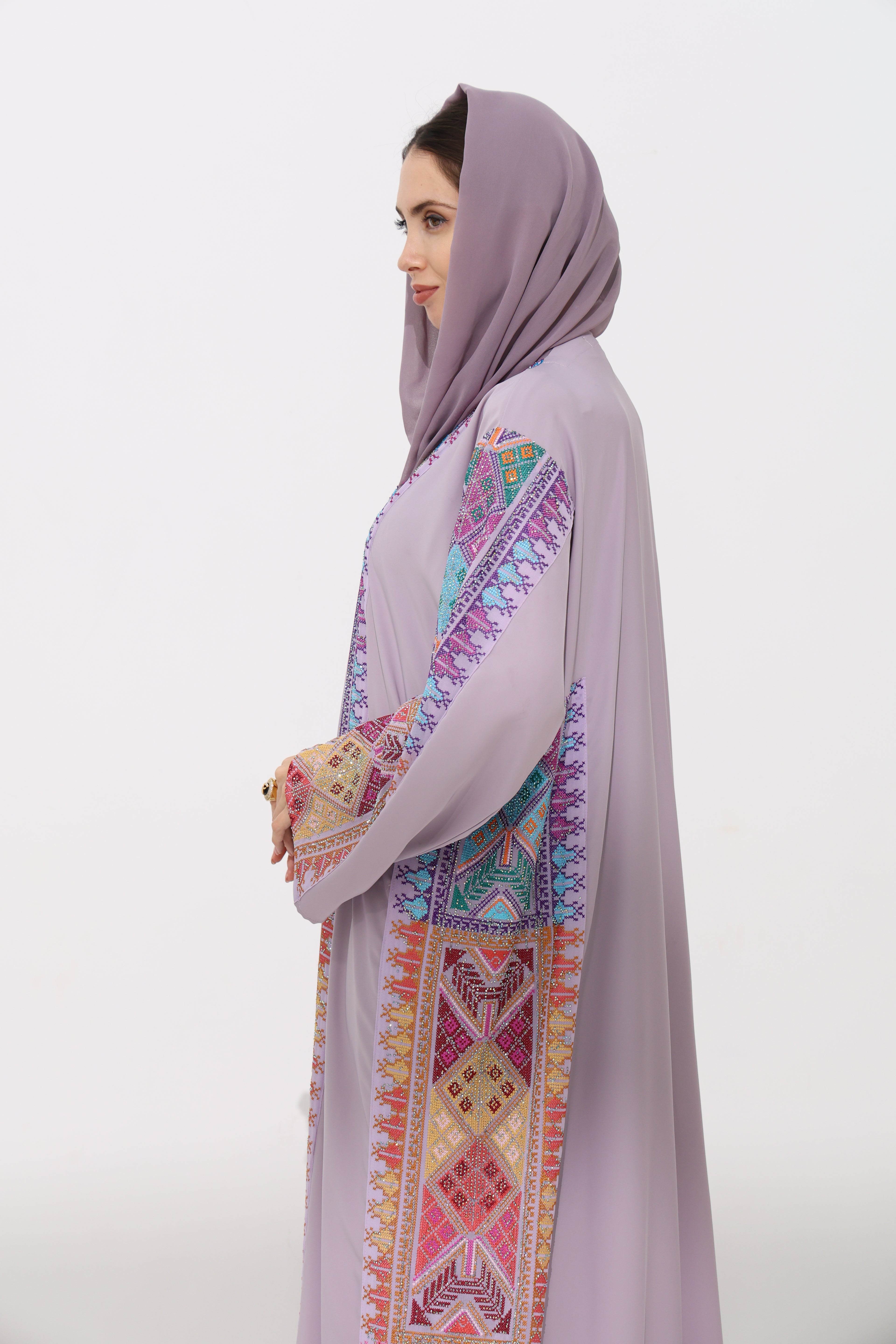 Fahmash Lilac Abaya