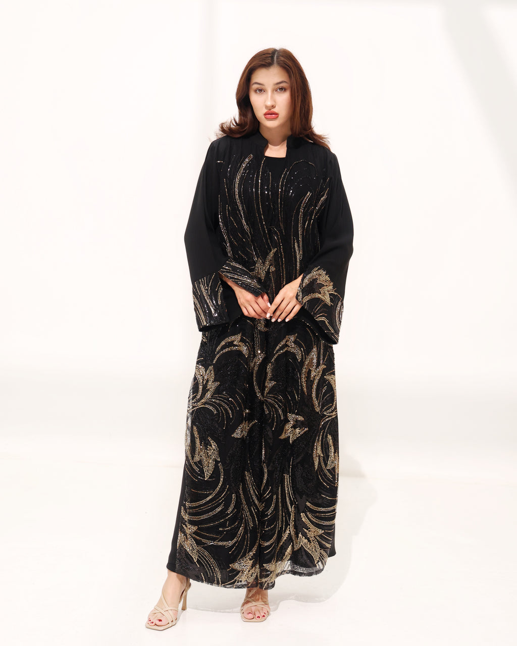 Zareen Luxe – Golden Reverie Luxury Dress