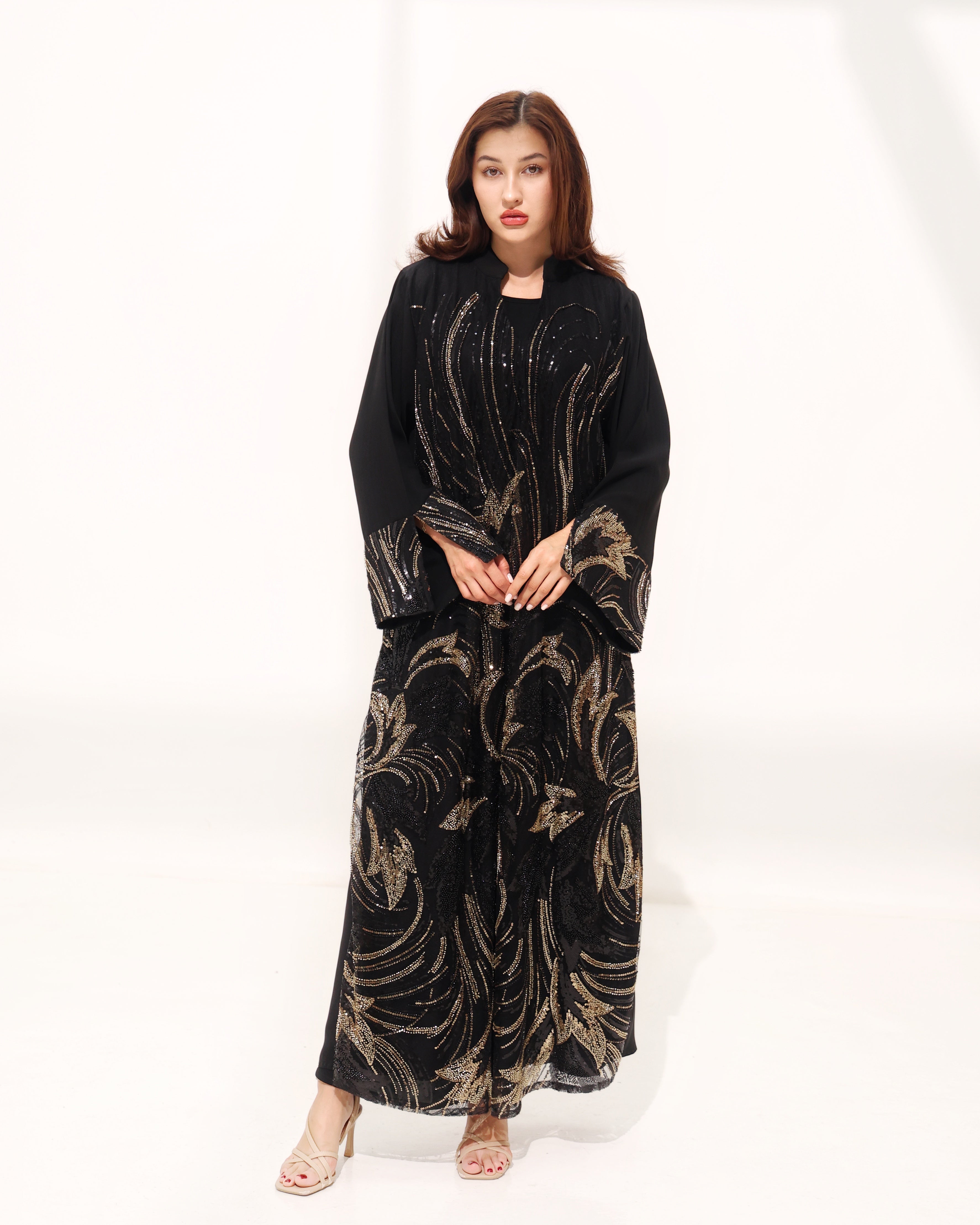 Zareen Luxe – Golden Reverie Luxury Dress