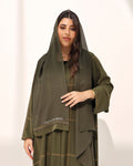 Arzoo Olive Green Abaya
