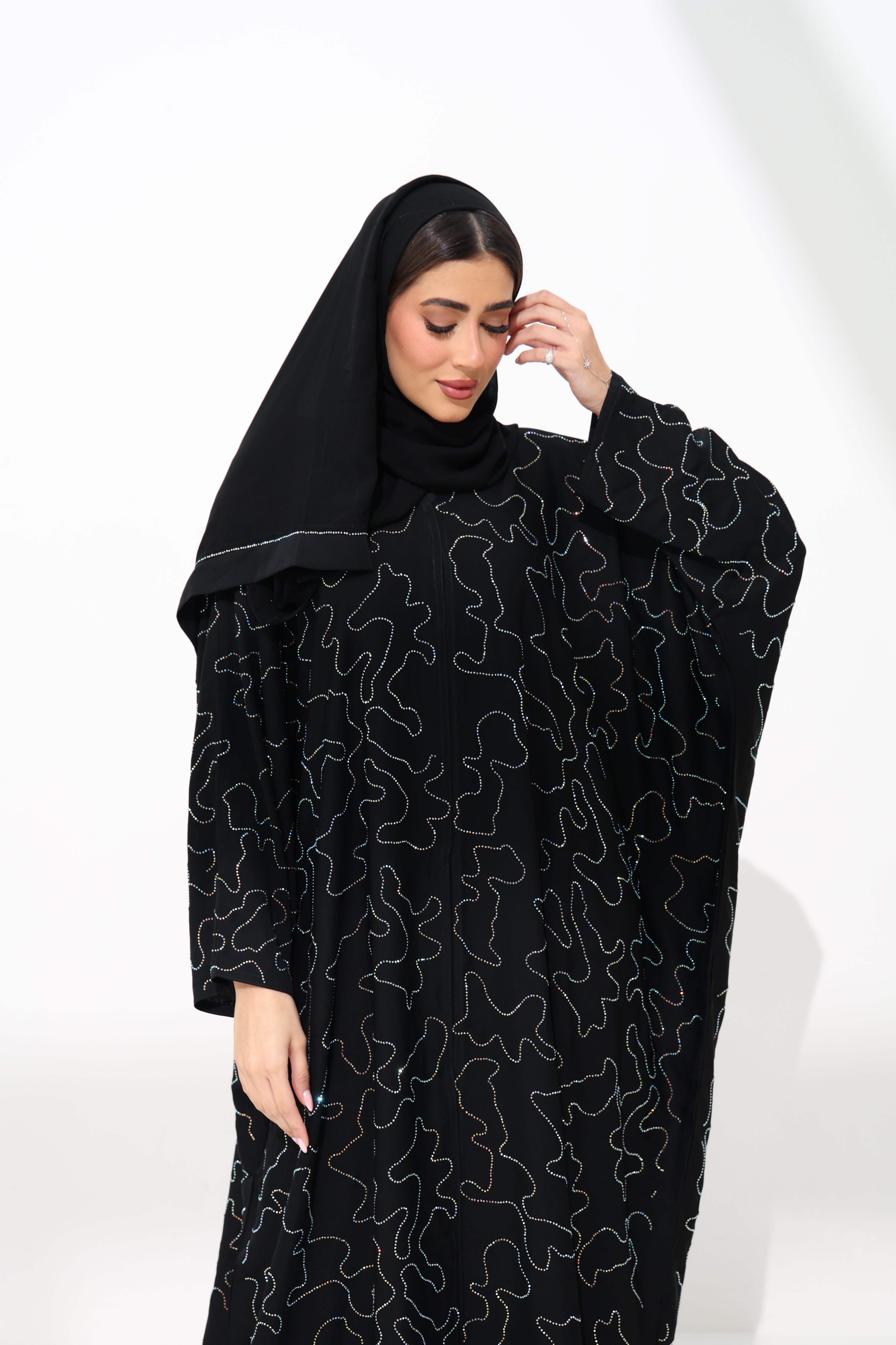 Nadra Obsidian Farasha Abaya