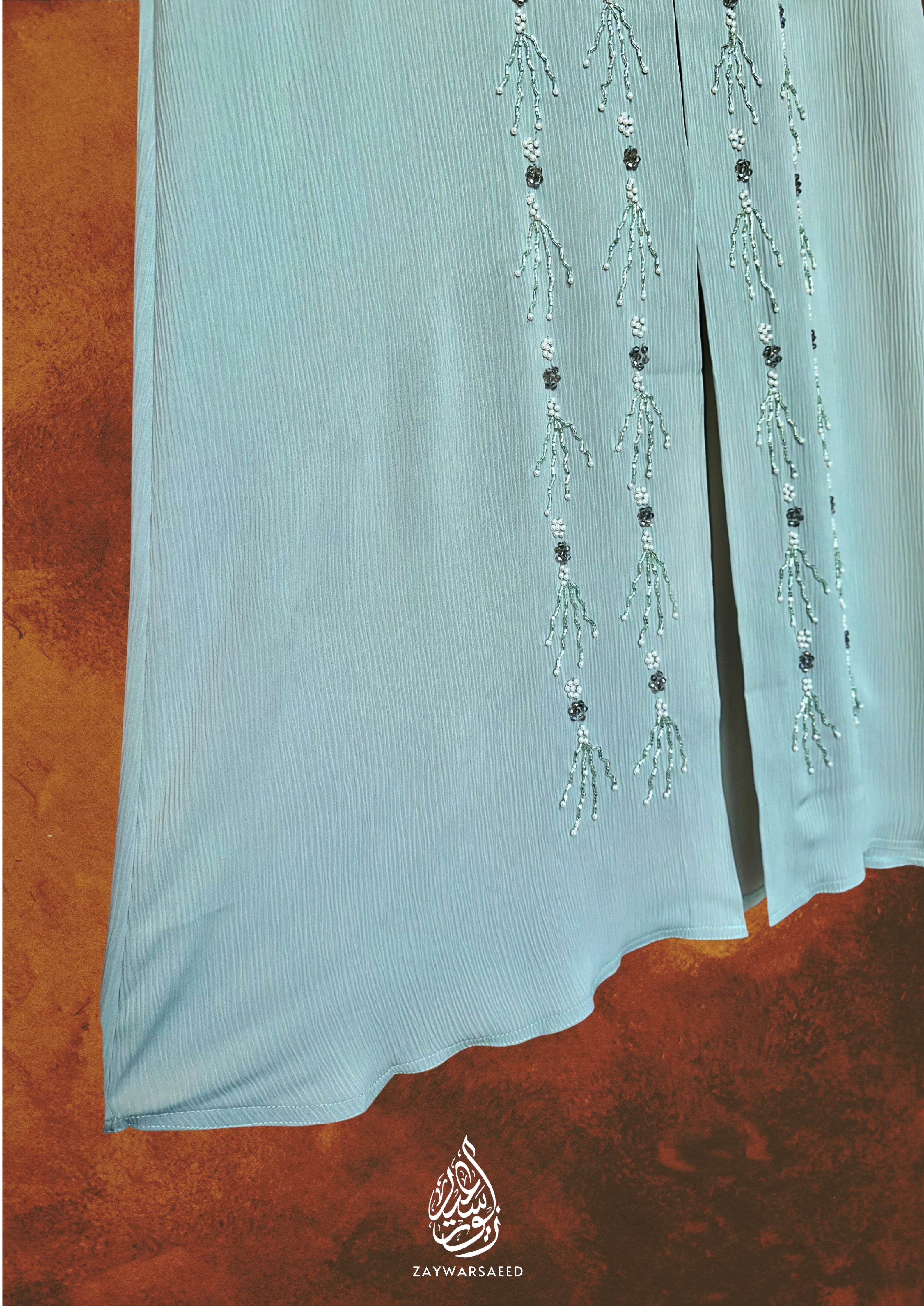 Nayyara Dew – Mint Mist Abaya