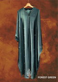 Luna Forest Green Farasha Abaya