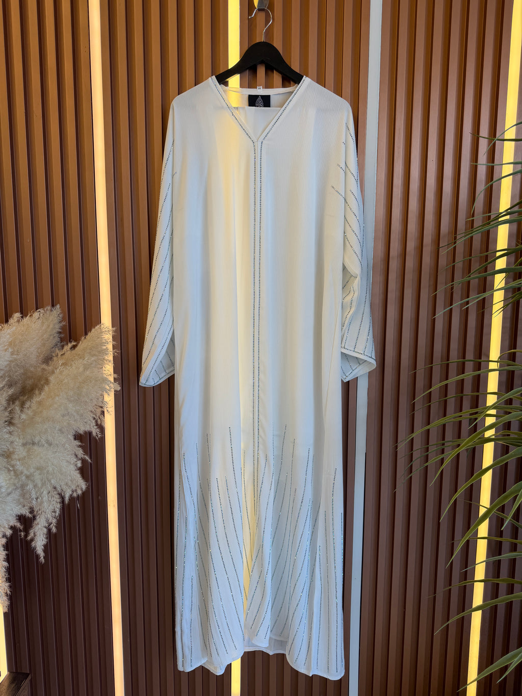 Aurora White Abaya