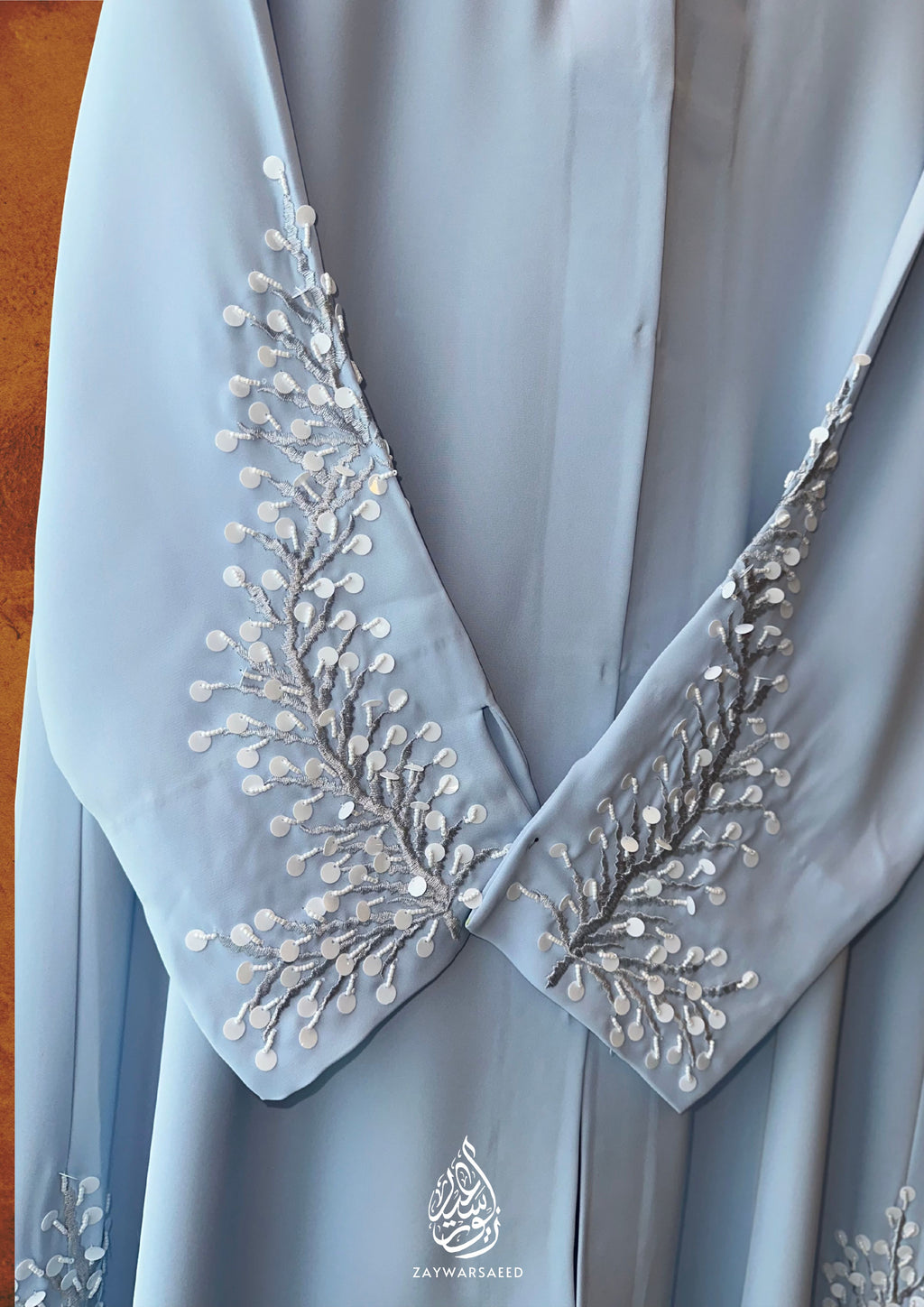 Al Aisya Serenity Blue Abaya
