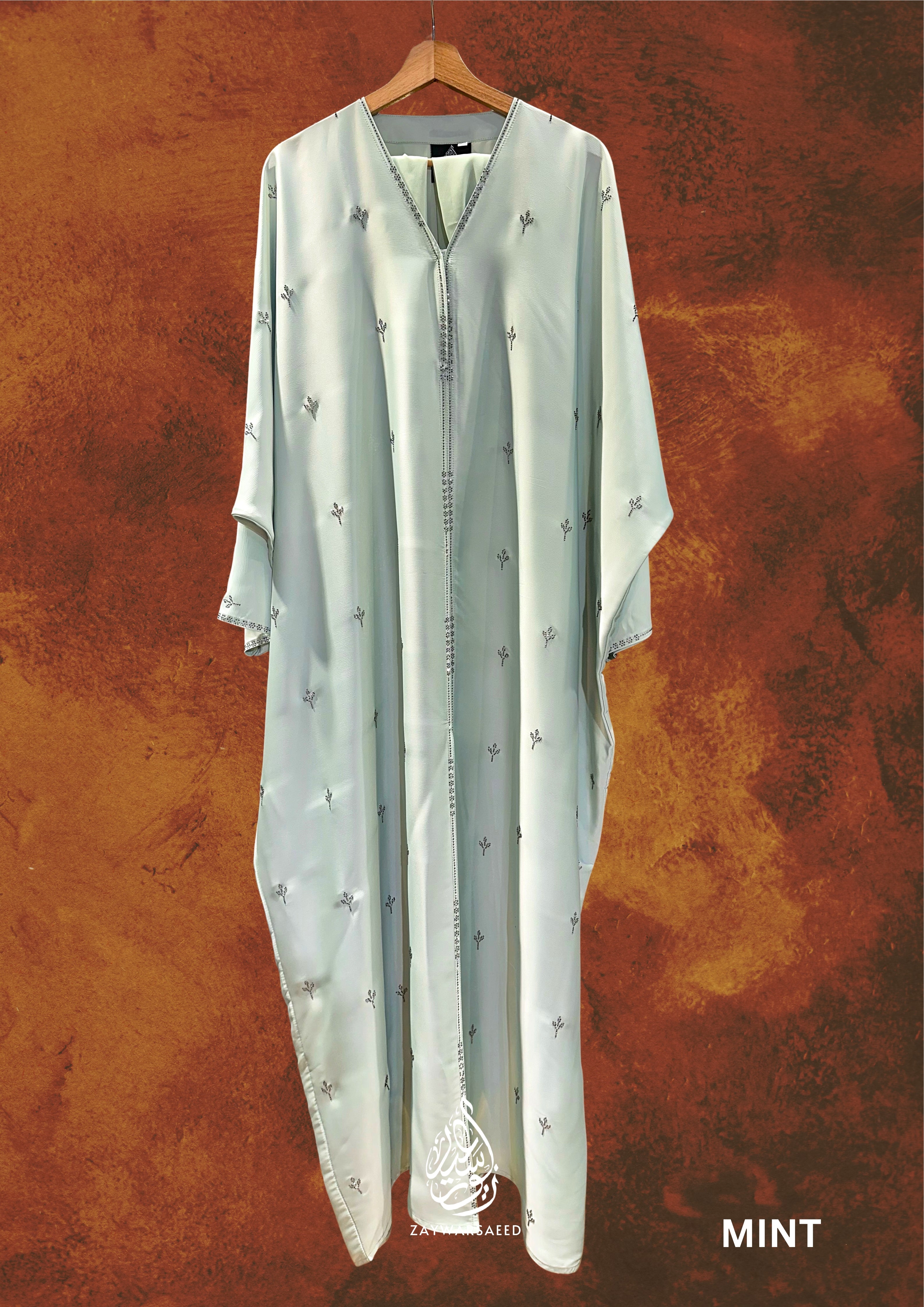 Luna Mint Farasha Abaya