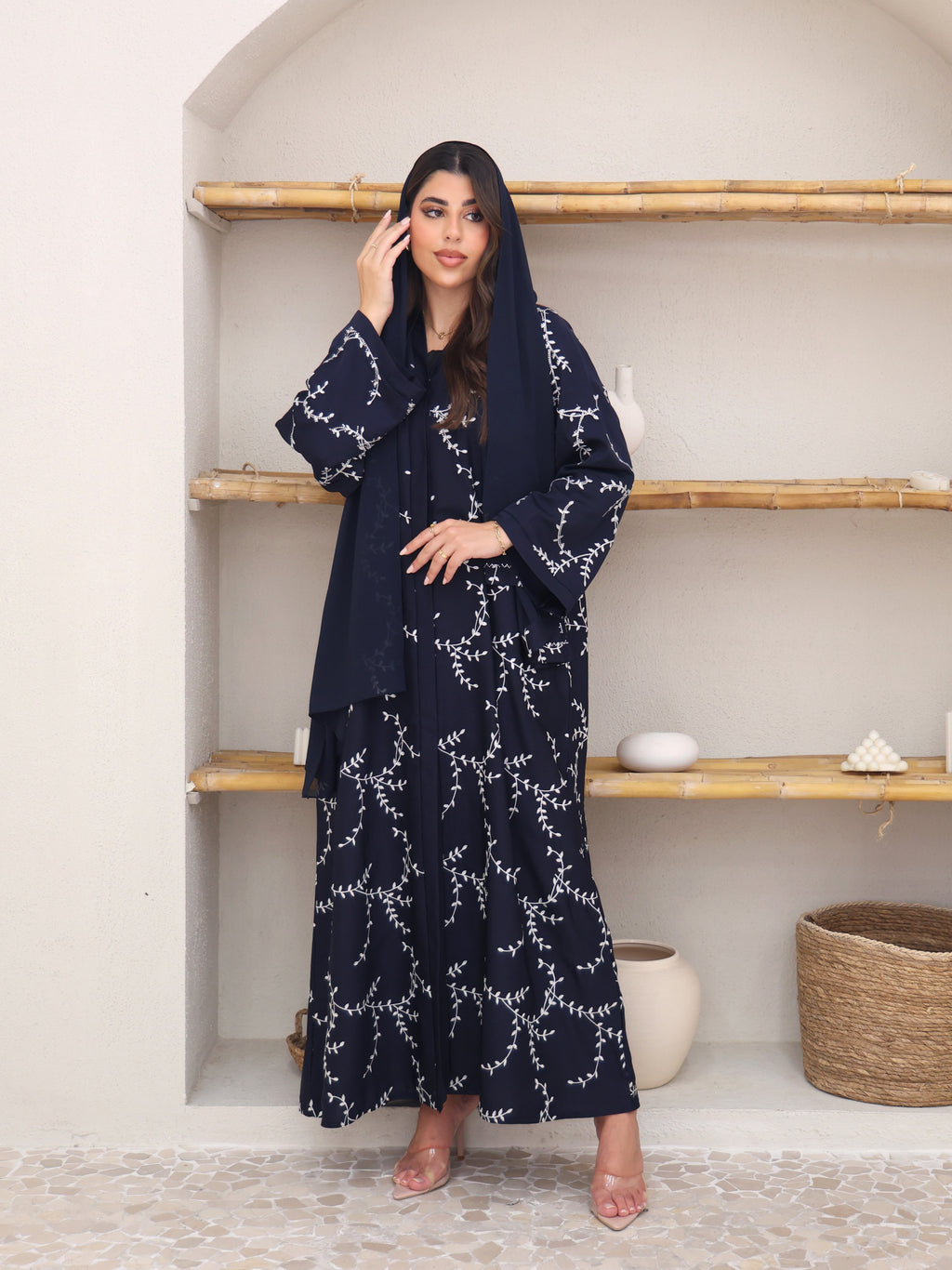 Janna Midnight Navy Abaya