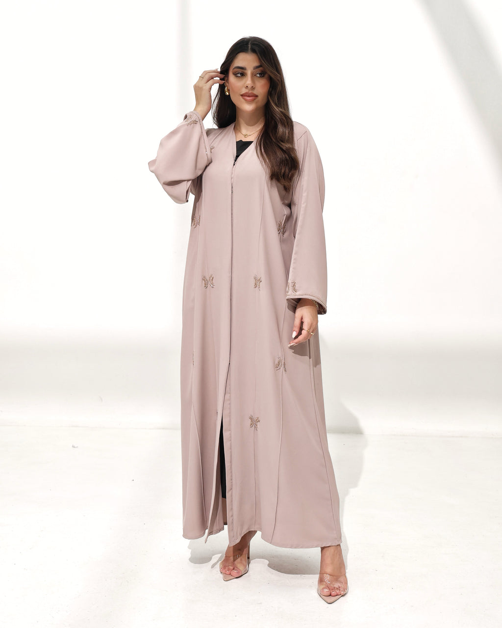 Freeda Pink Blush Abaya