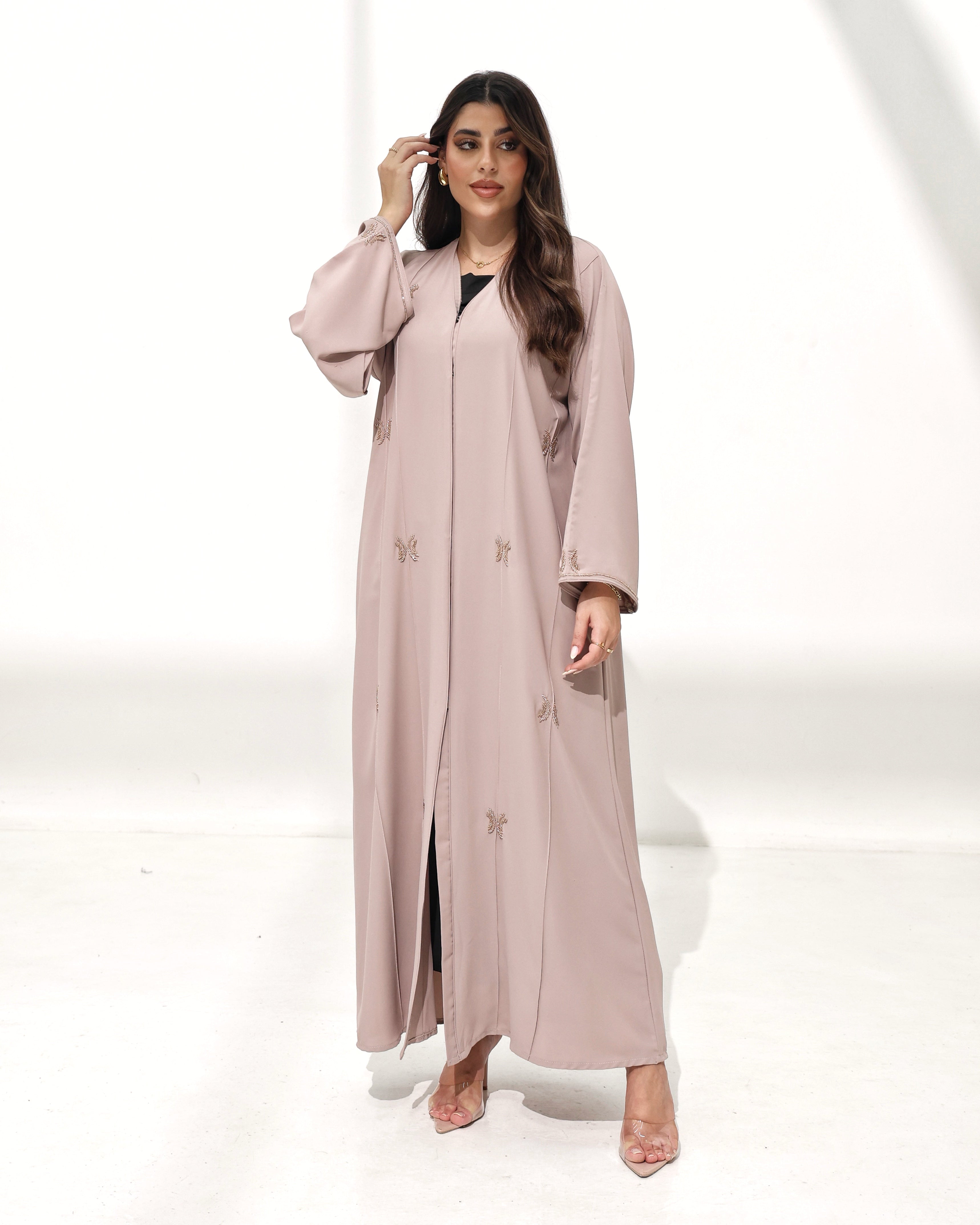 Freeda Pink Blush Abaya