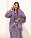 Arzoo Dusty Lavender Abaya