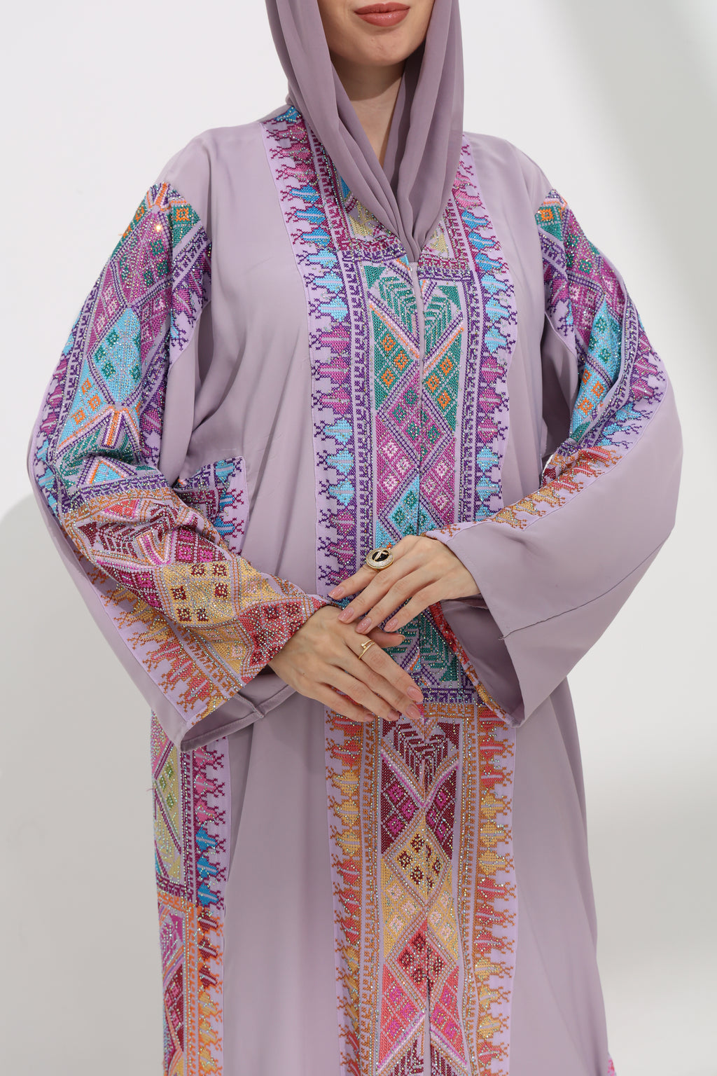 Fahmash Lilac Abaya