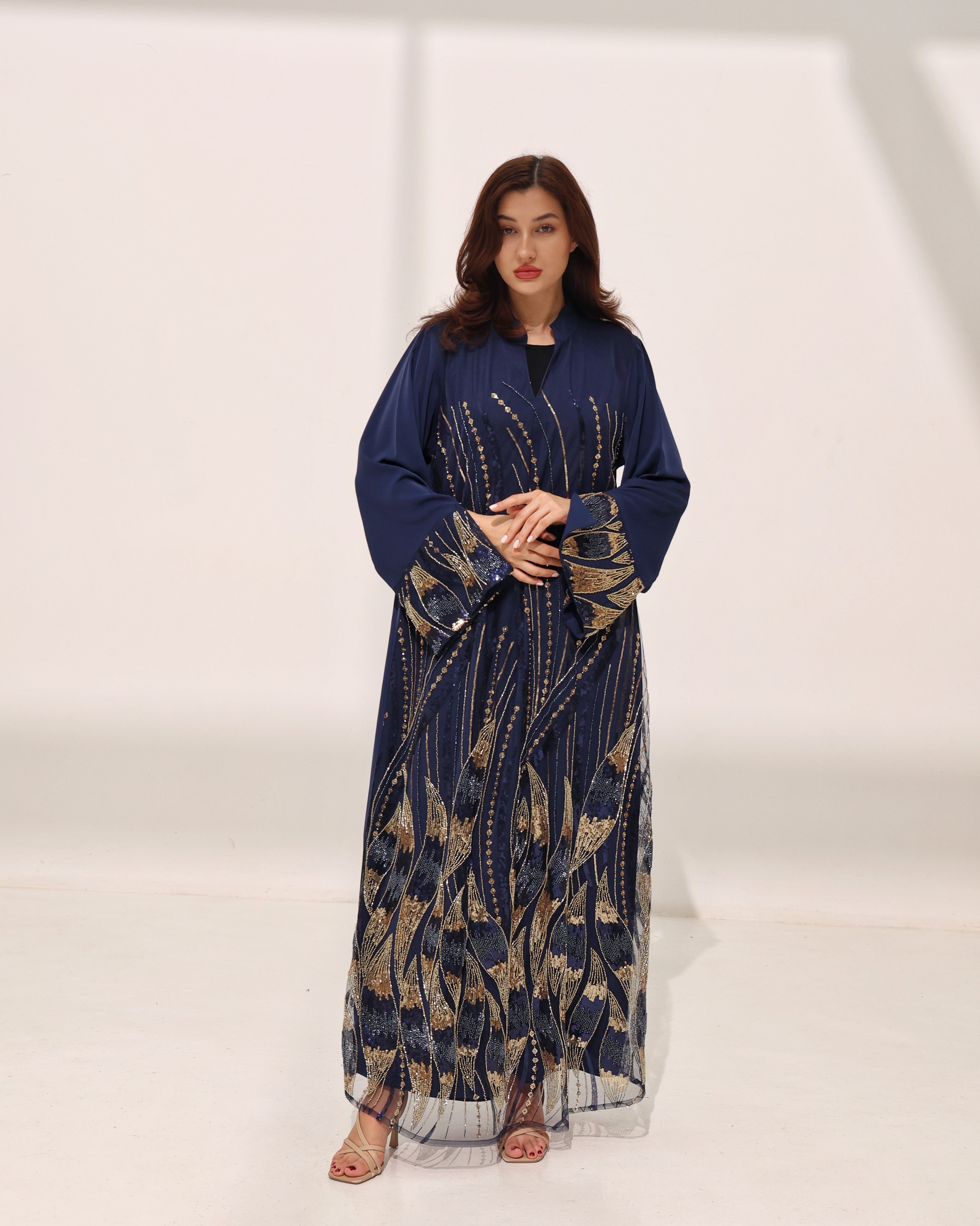 Zareen Luxe -  Twilight Cascade Luxury Dress