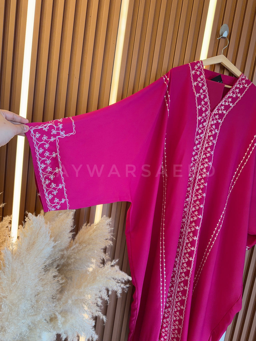 MEHER FUSHIA PINK FARASHA ABAYA