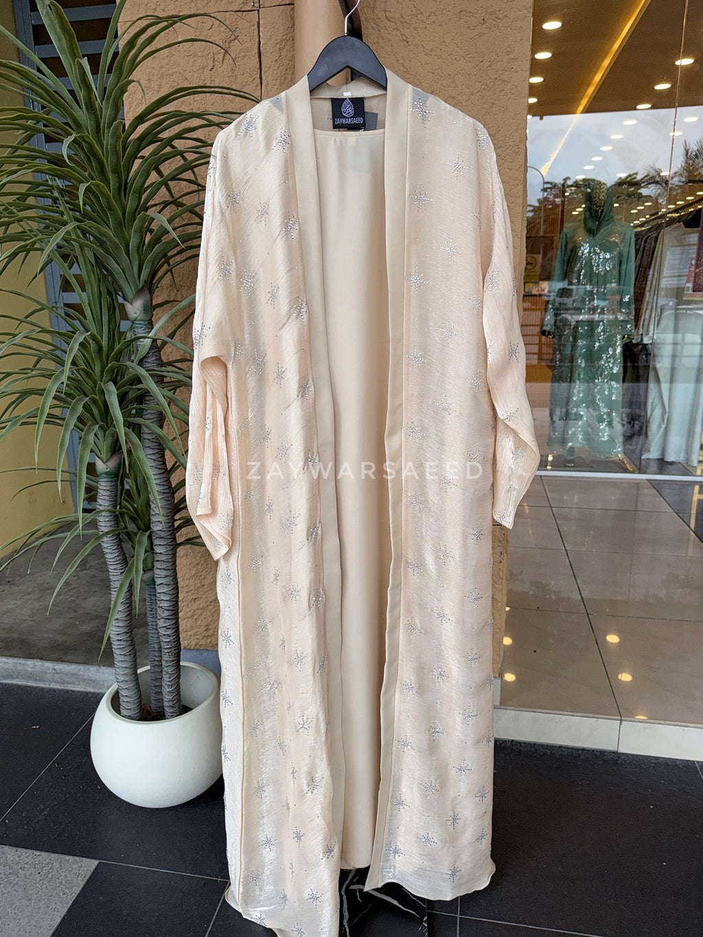 AYRA CHAMPAGNE CARDIGAN ABAYA