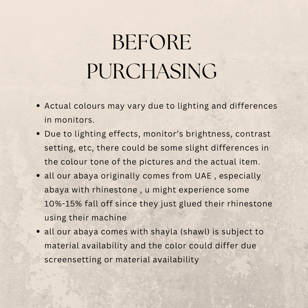 Luna Richbrown Farasha Abaya