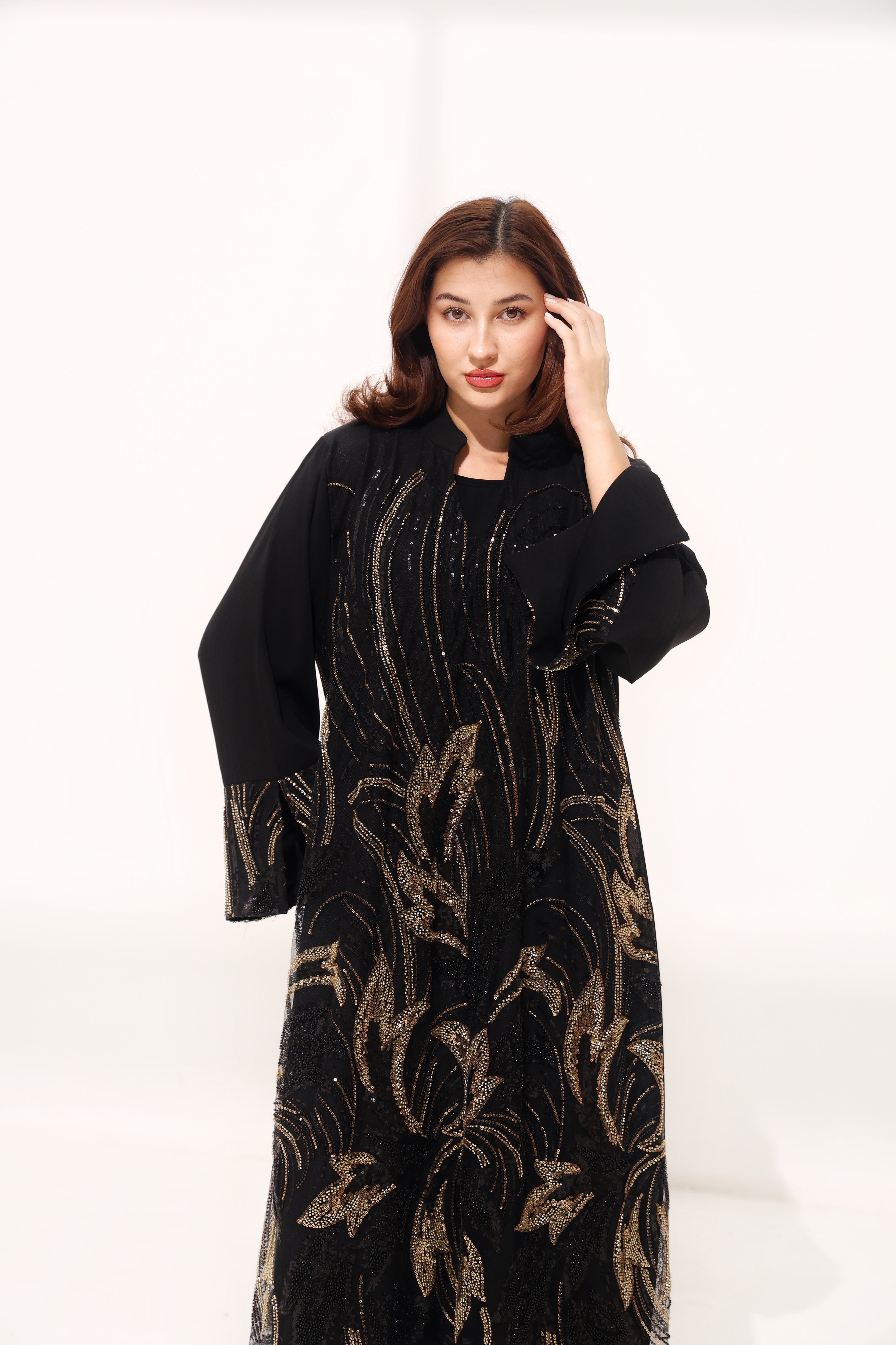 Zareen Luxe – Golden Reverie Luxury Dress