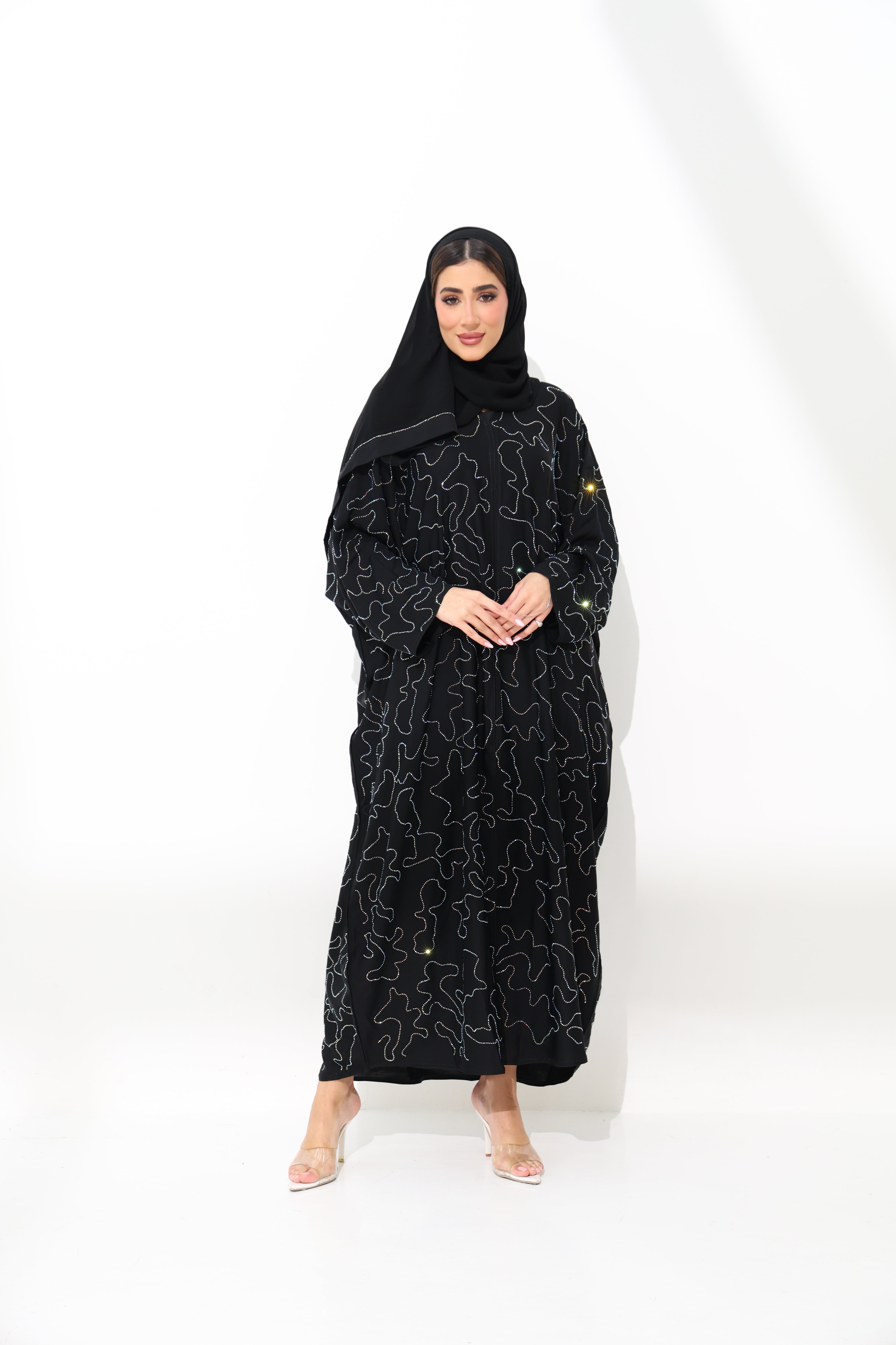Nadra Obsidian Farasha Abaya