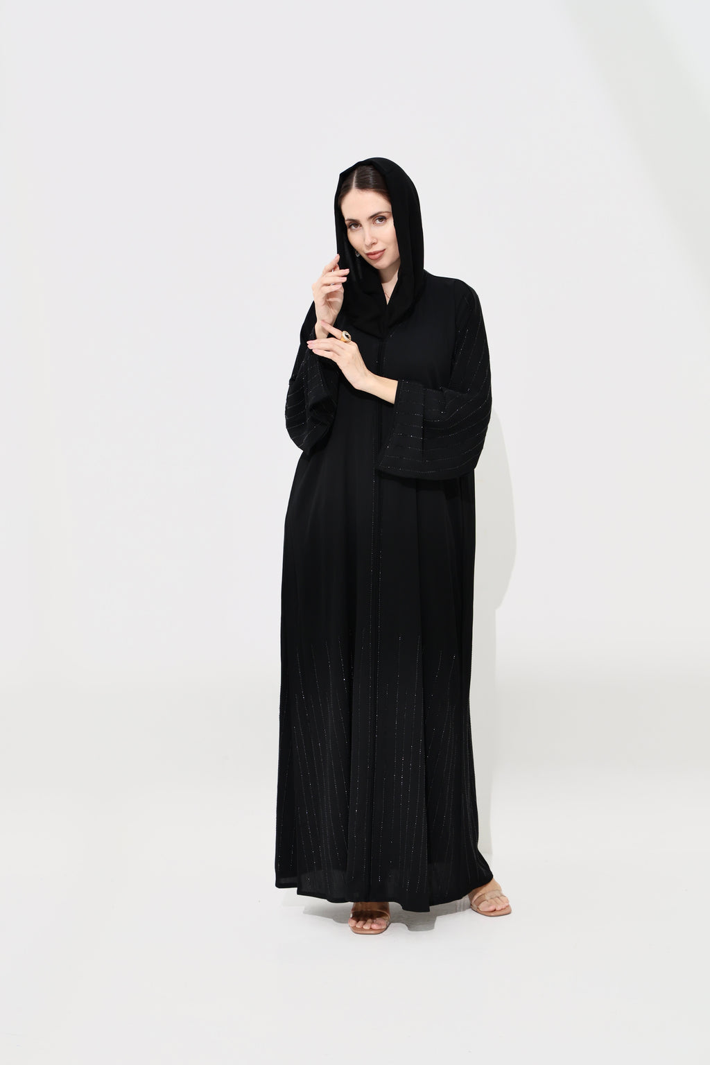 Aurora Black Abaya