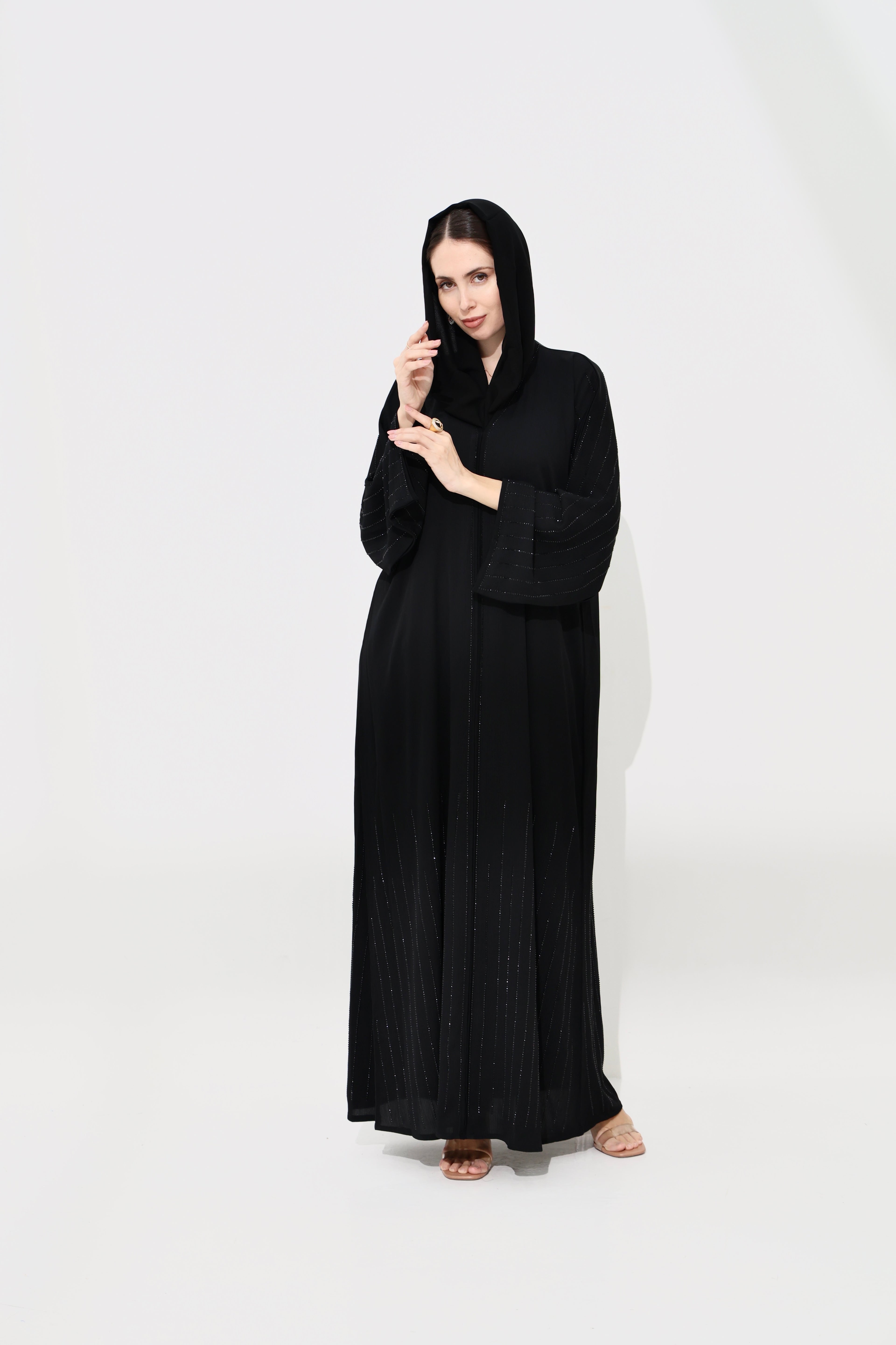 Aurora Black Abaya