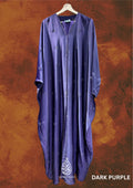 Luna Dark Purple Farasha Abaya