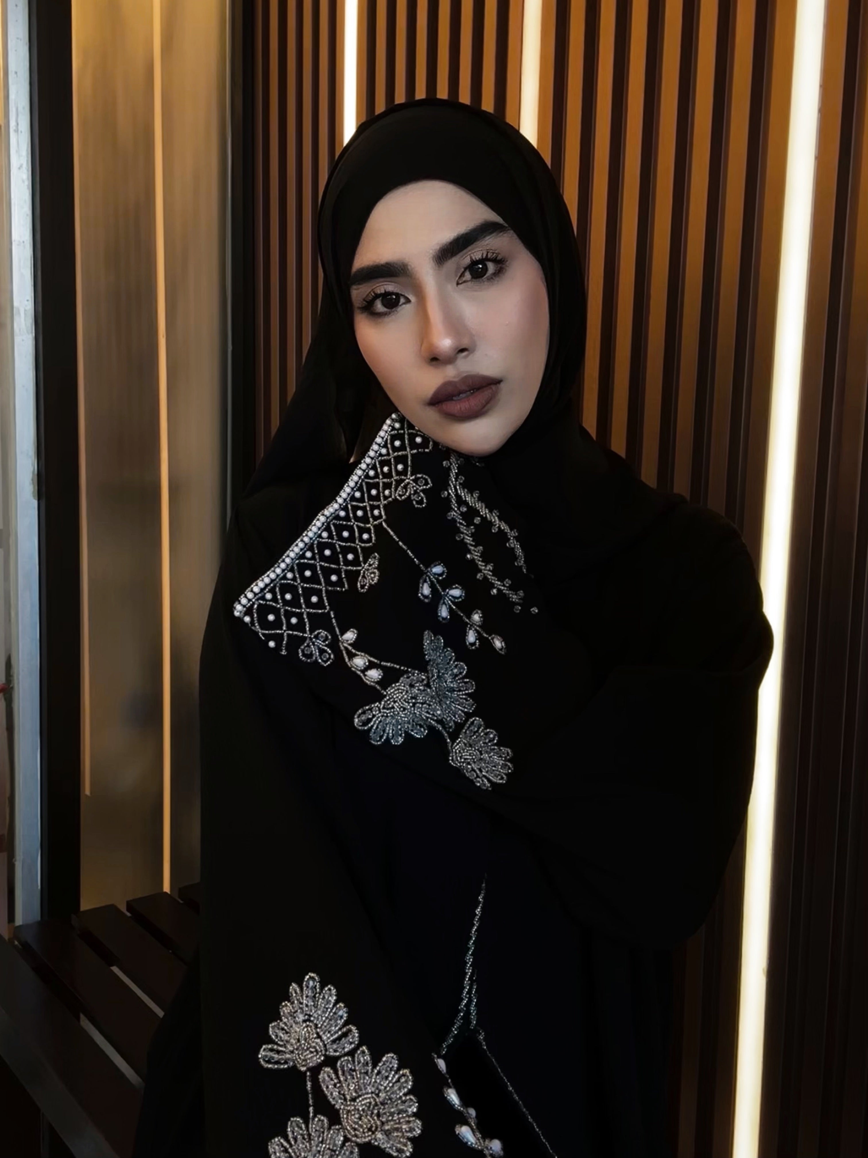 Rimsha Hand Beaded Luxe Abaya