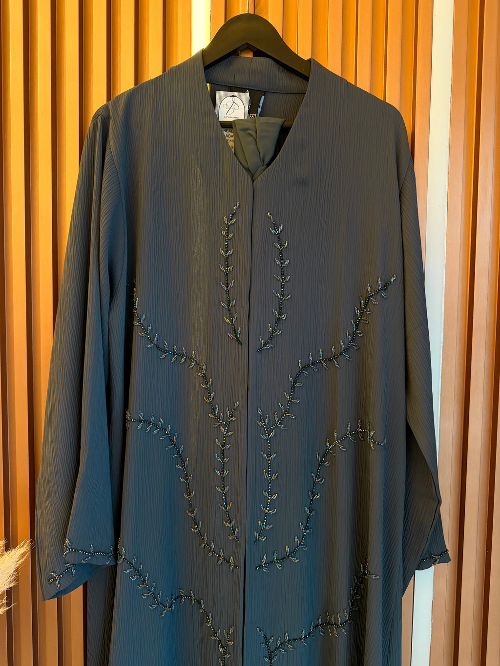 LUJAIN HAND BEADED ABAYA (DI)