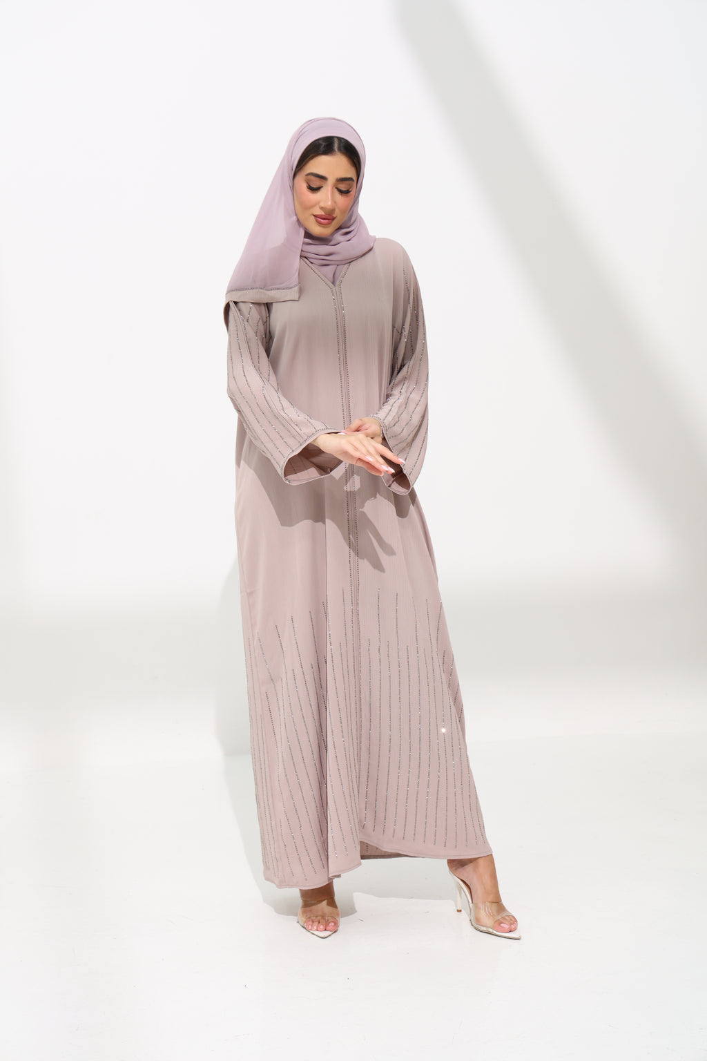Aurora Hush Violet Abaya