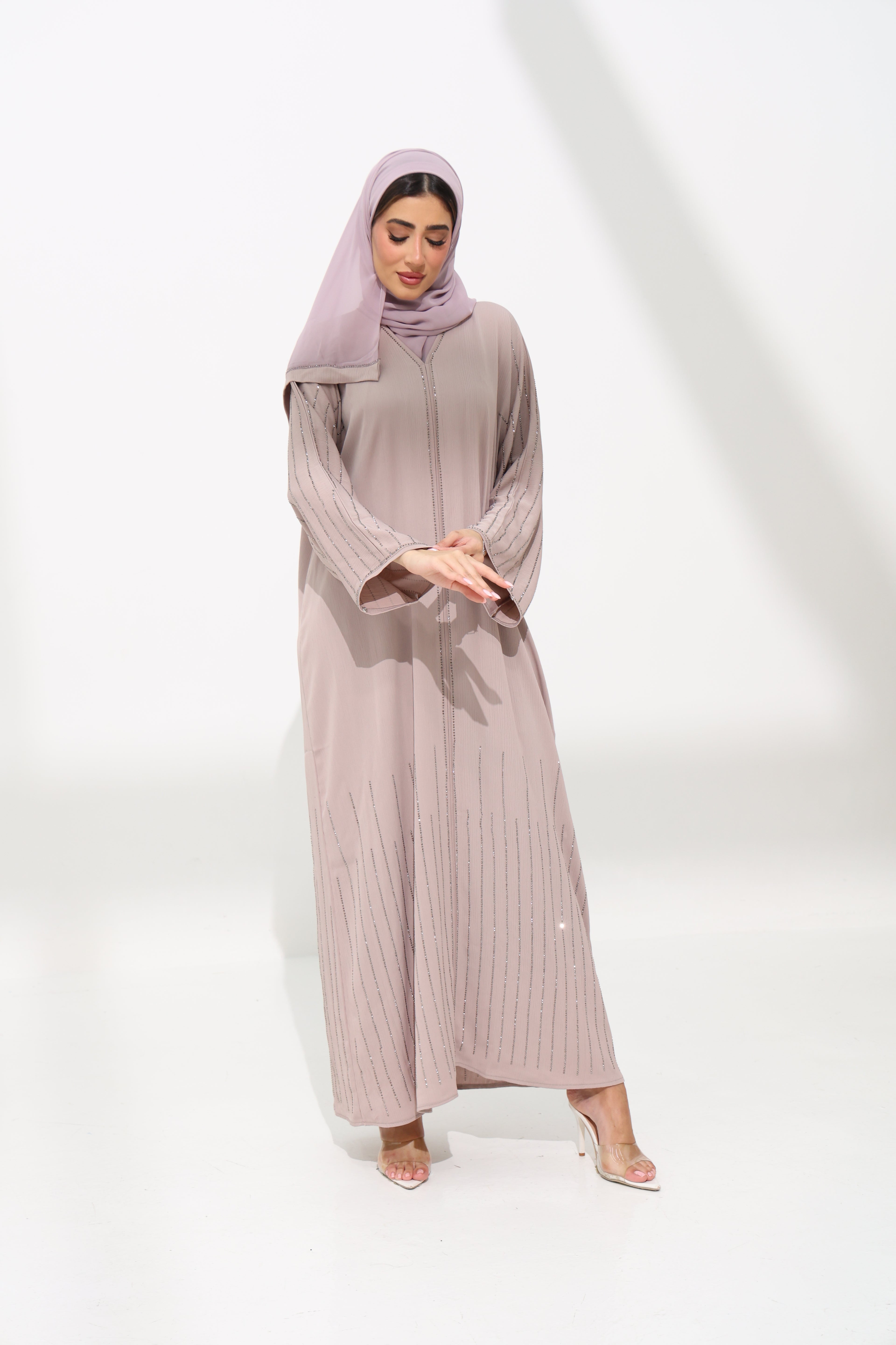 Aurora Hush Violet Abaya