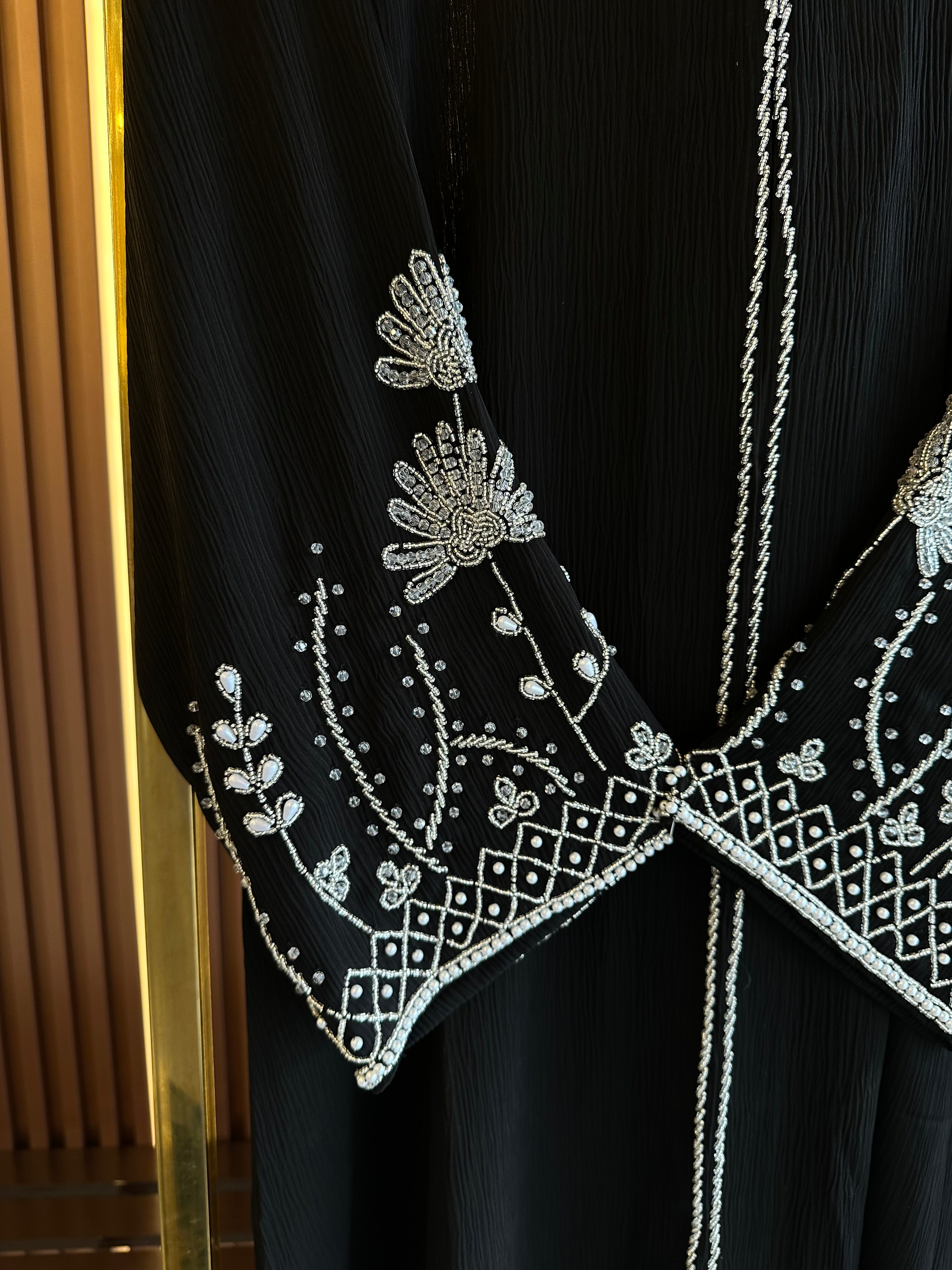 Rimsha Hand Beaded Luxe Abaya