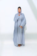 Aleeza Light Blue Cardigan Abaya