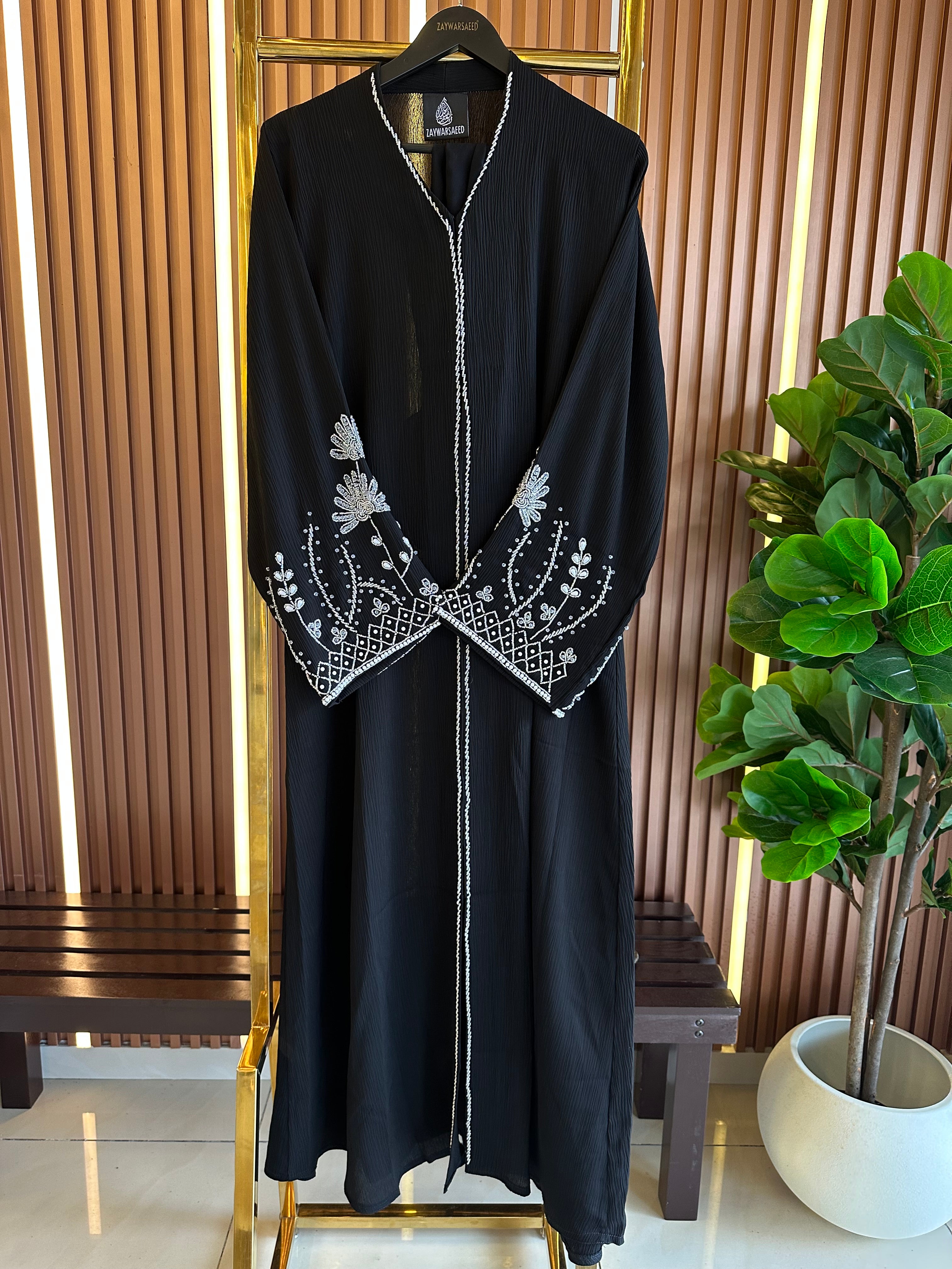 Rimsha Hand Beaded Luxe Abaya