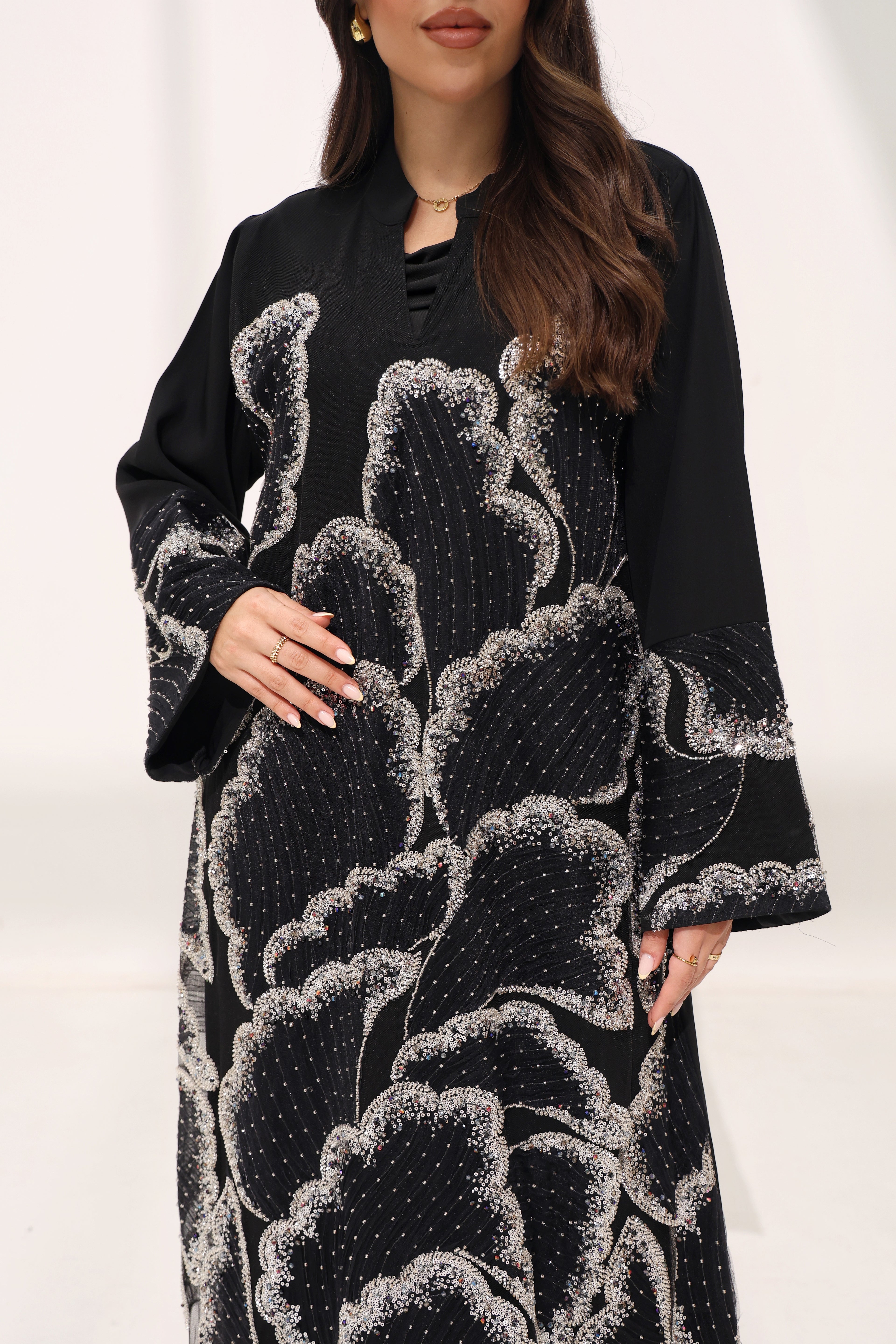 Zareen Luxe- Midnight Sonata Luxury Dress