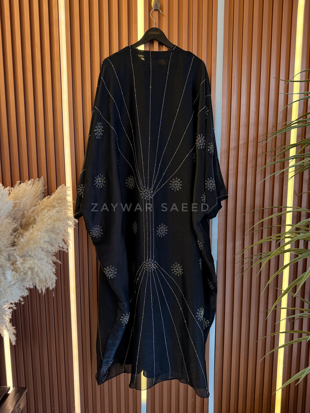 ZARIYA OBSIDIAN CARDIGAN ABAYA